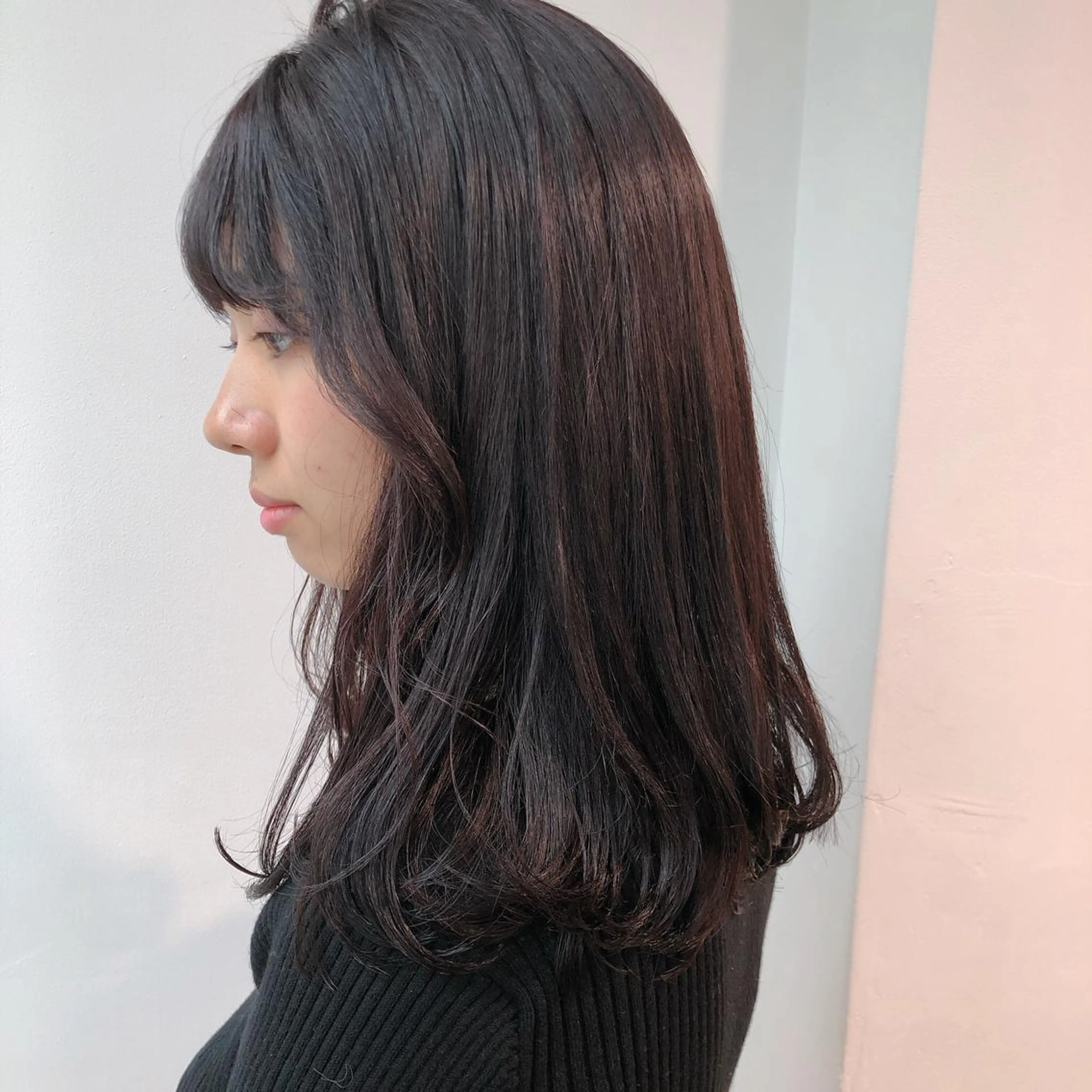 ミディアム カラー ヘアカラー トリートメント ❤️sai❤️ official❤️のヘアスタイル