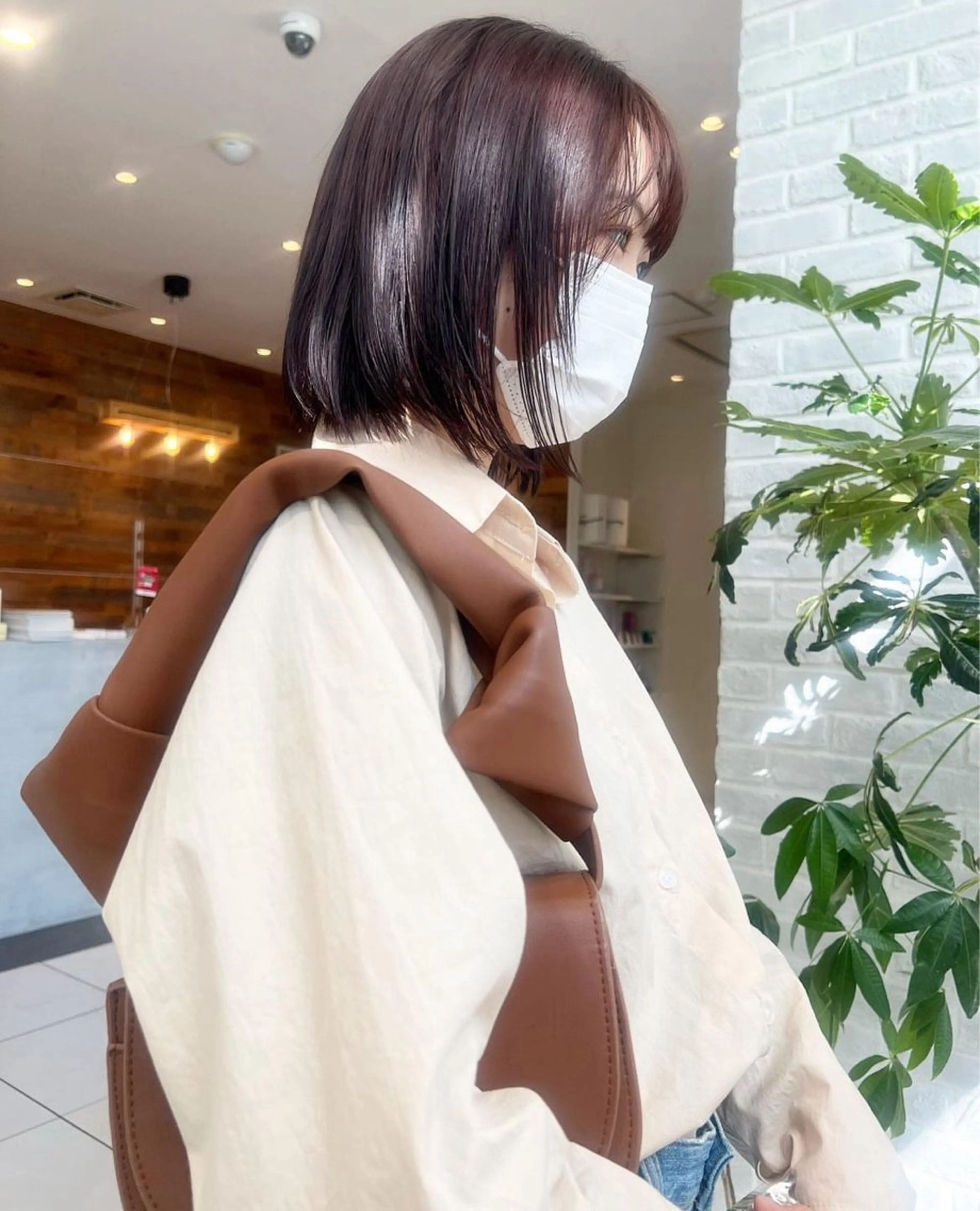 ミディアム ヘアカラー ハイトーン/ 髪質改善/ヒロタリカのヘアスタイル