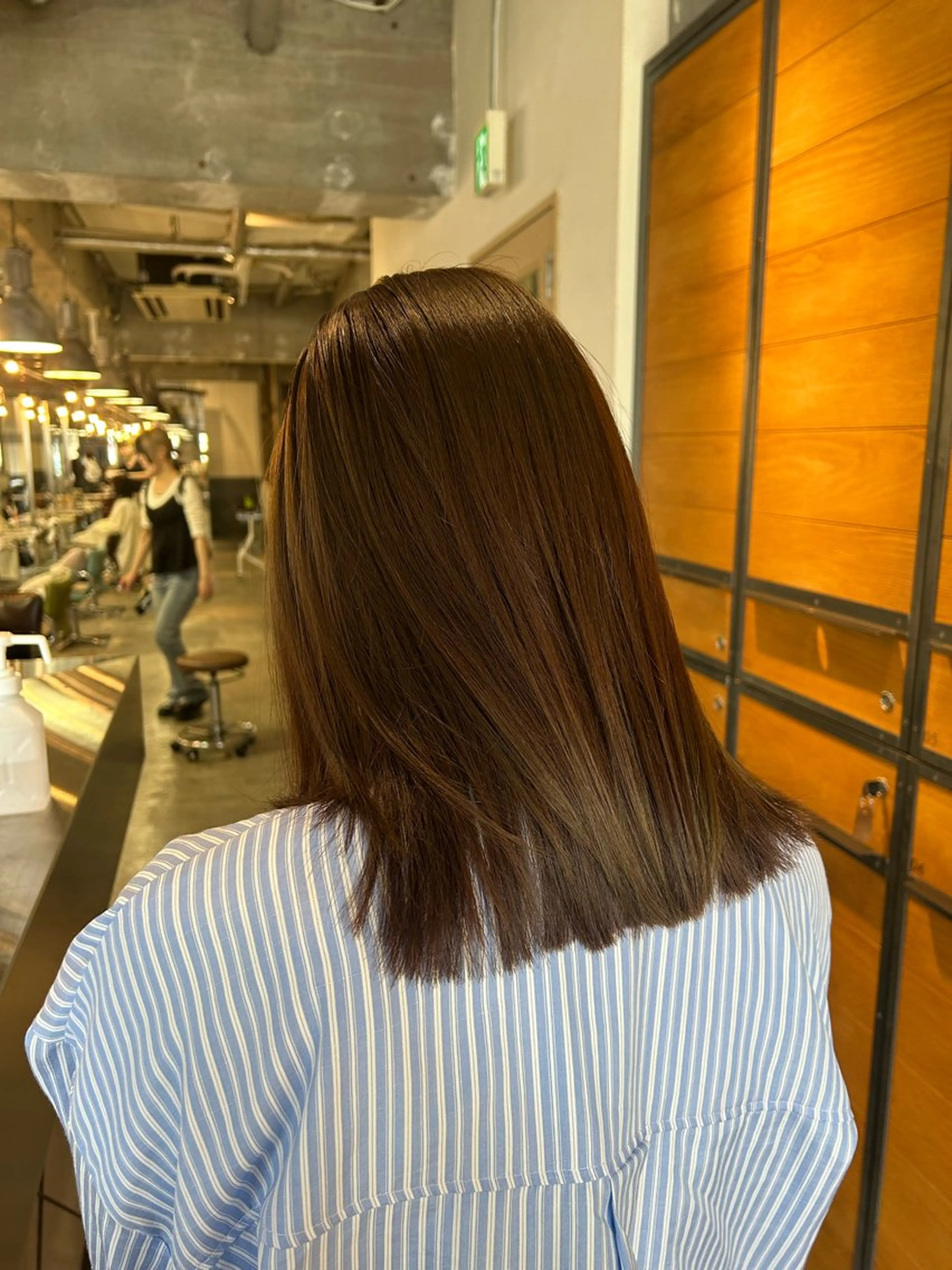 ミディアム カラー カット ヘアカラー 海外レイヤー /NAGISAのヘアスタイル