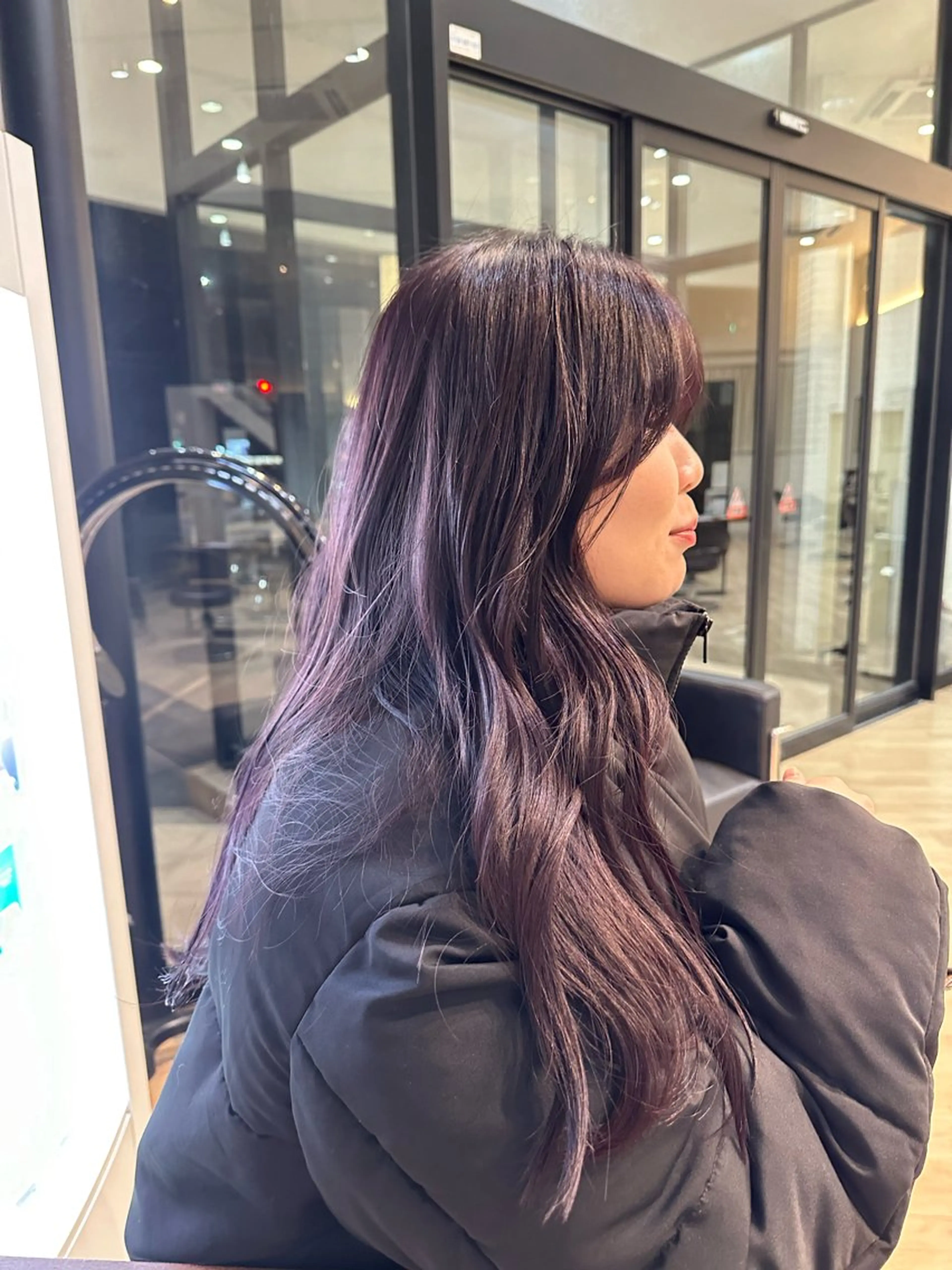 ロング カラー パープルカラー 🩵髪質改善カラー 🩵SHURIのヘアスタイル