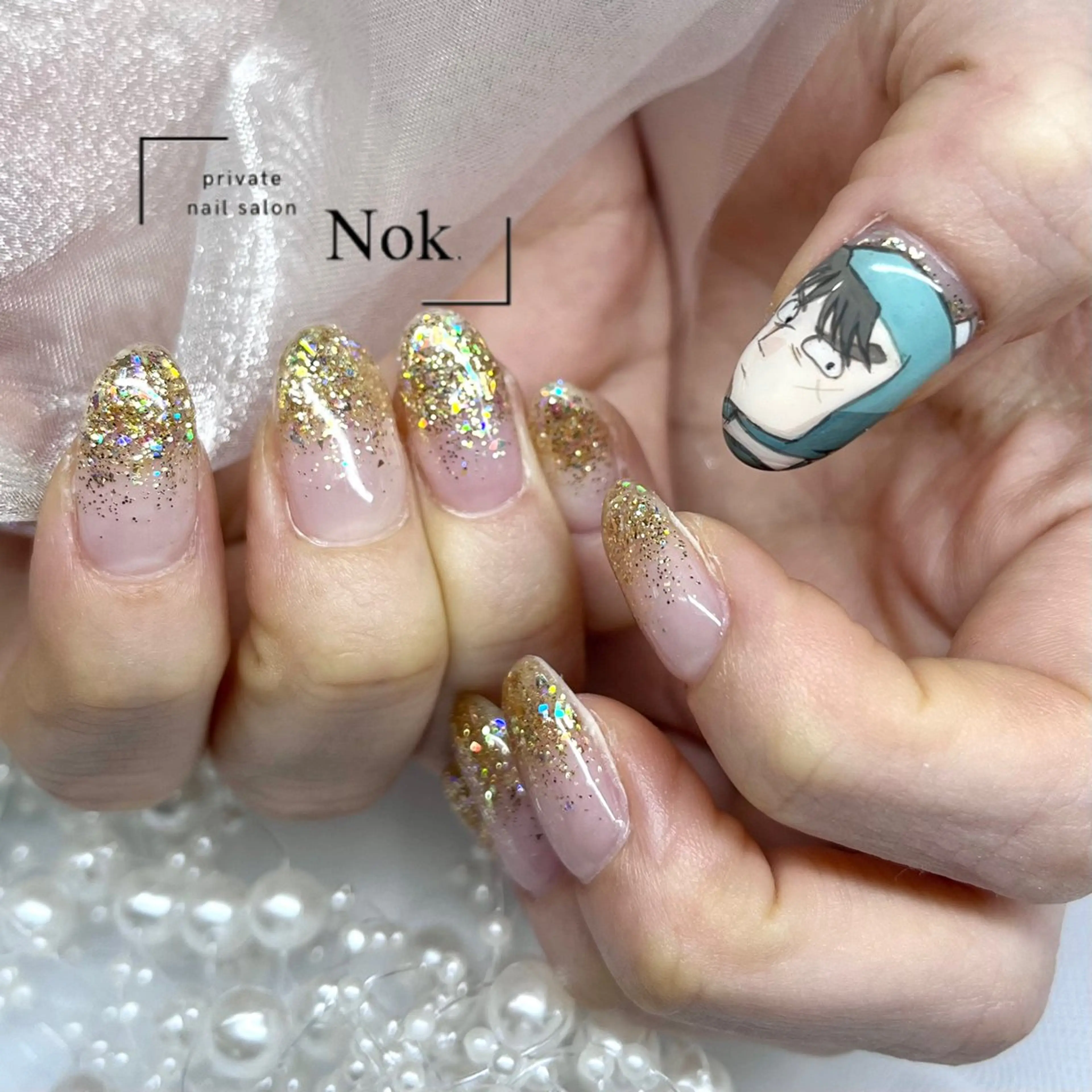 ネイル ハンドネイル 池袋痛ネイル Nok. 渡辺のネイルデザイン