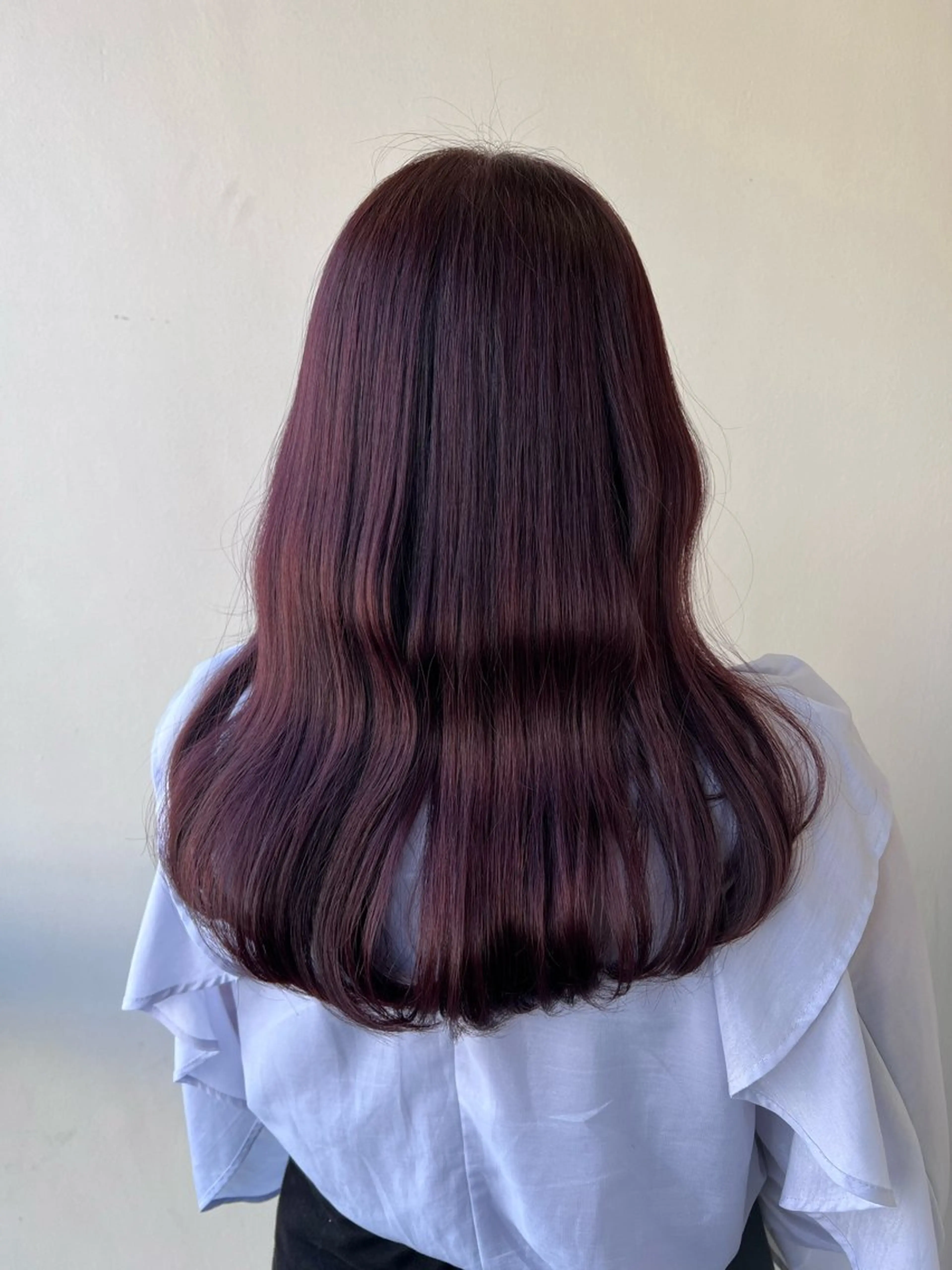 ロング カット ヘアカラー トリートメント レイヤーカット 🇰🇷SAYAのヘアスタイル