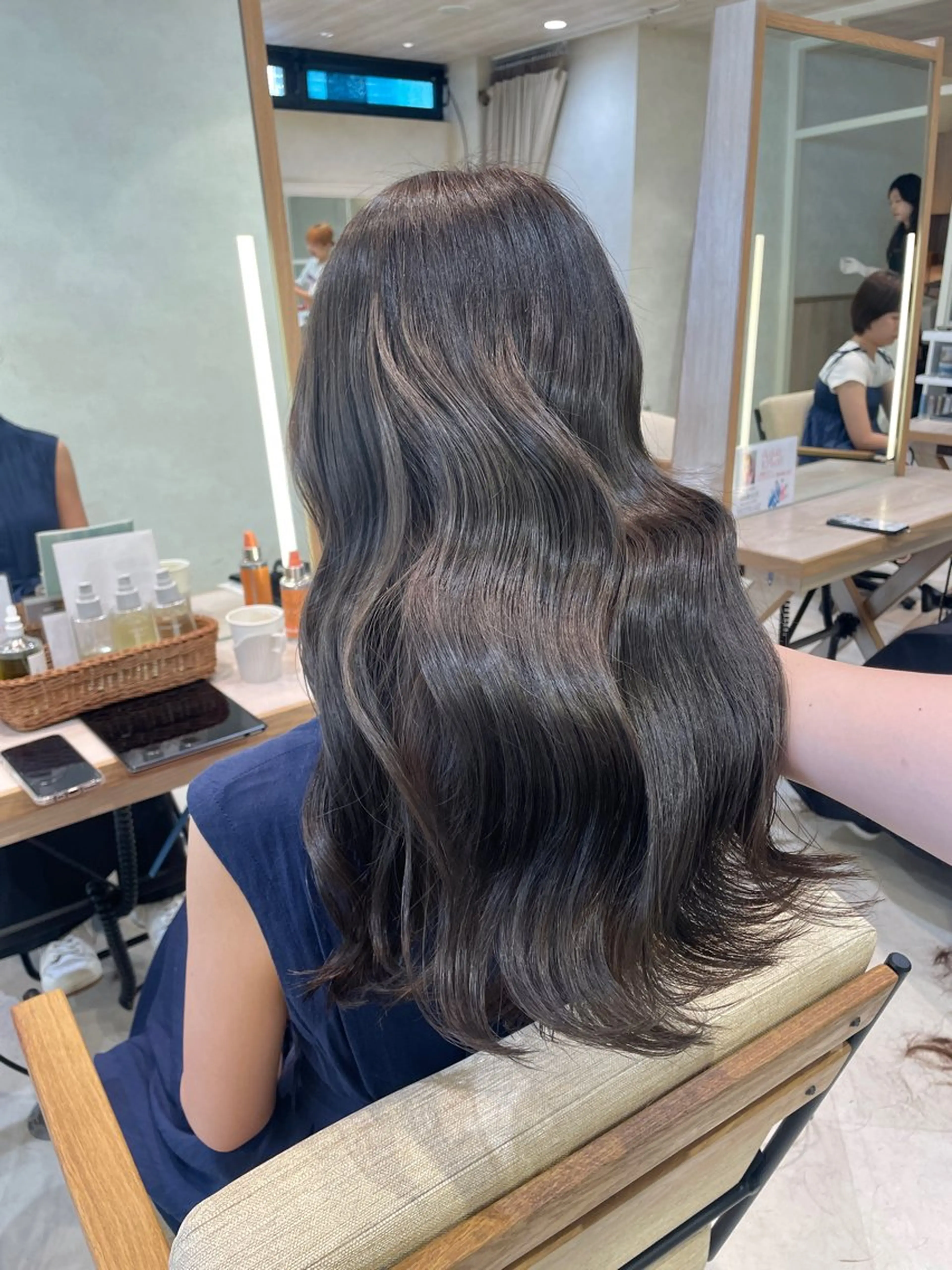 セミロング カラー ヘアカラー トリートメント カラー/レイヤー/ 髪質改善/PAAQのヘアスタイル