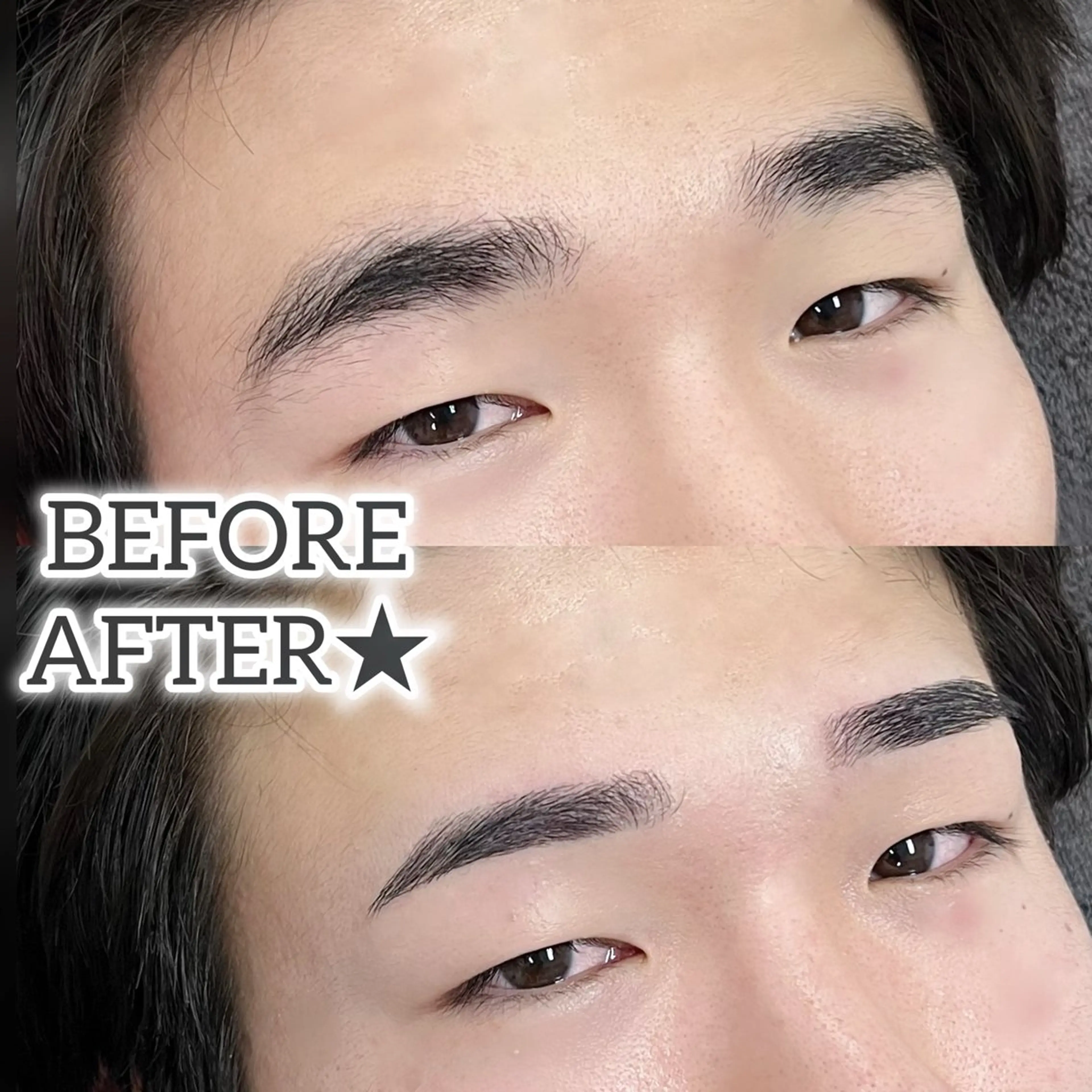 メンズ アイブロウ メンズアイブロウ 眉毛ワックス脱毛 かな ⭐️の眉毛・アイブロウイメージ