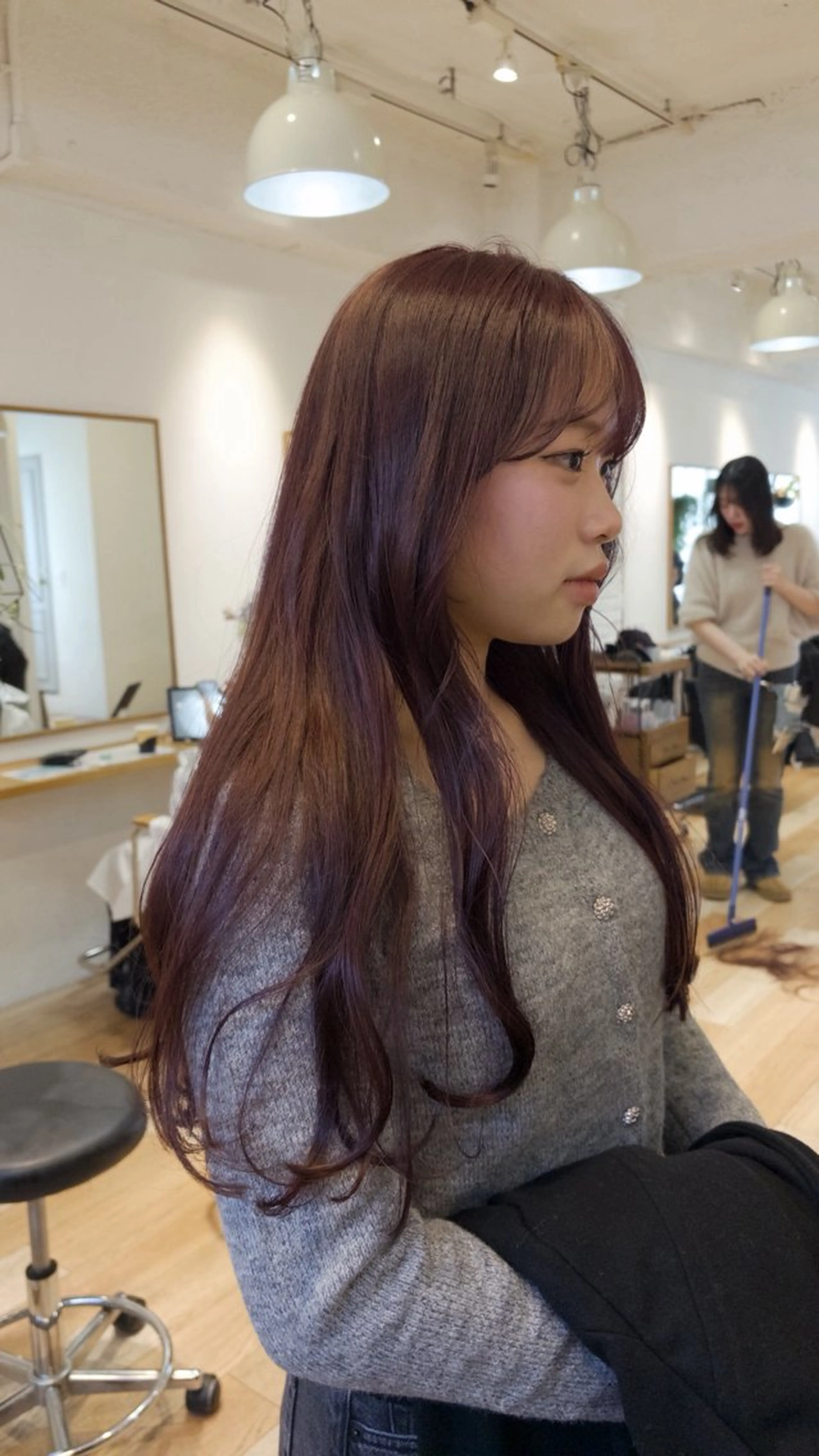 ロング カラー カット ヘアカラー じゅわっと暖色カラー 🍊Moemiのヘアスタイル