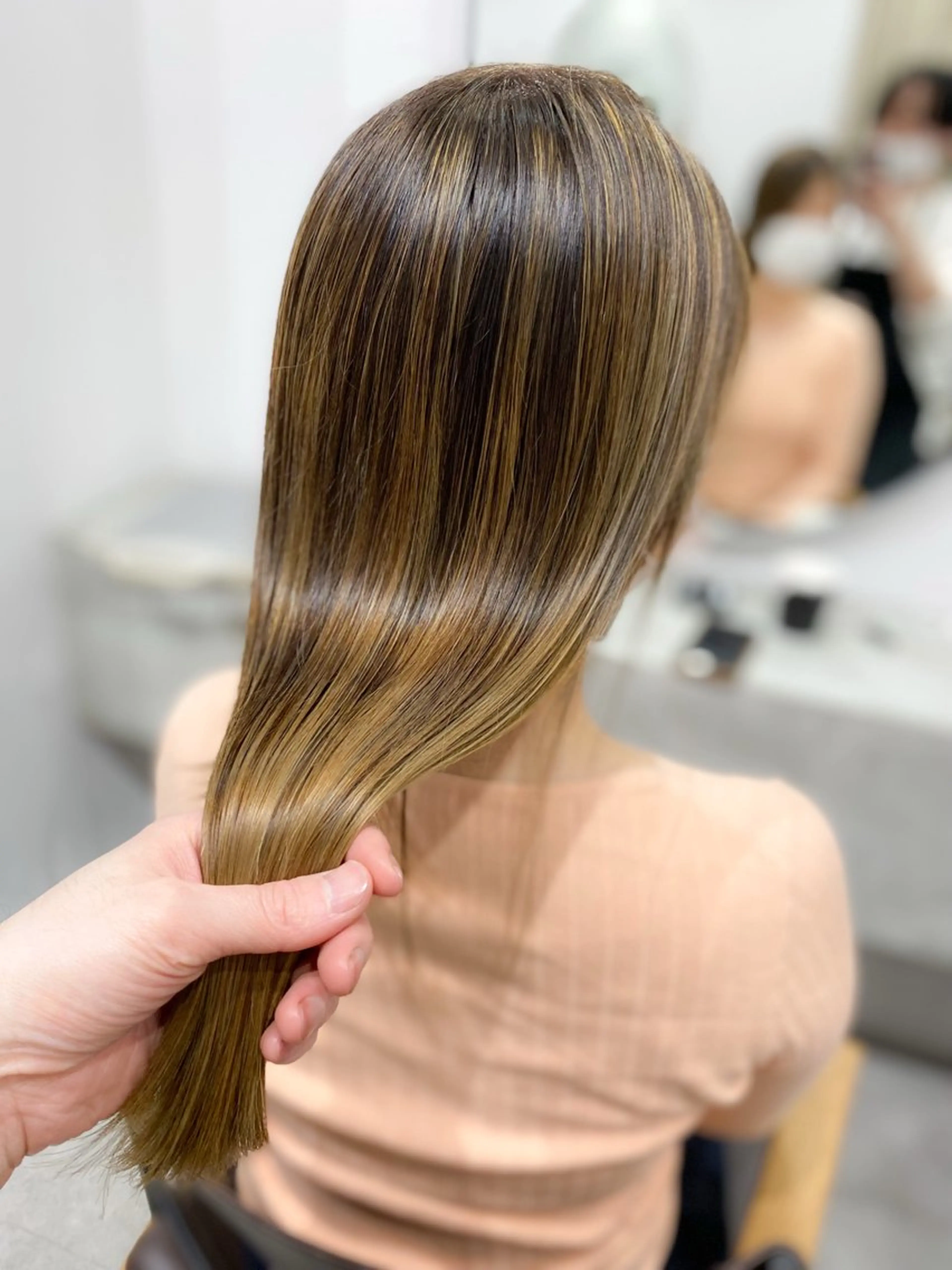 カット+透明感カラー+TOKIOトリートメント　平日17時以降土日祝日+2200円の写真