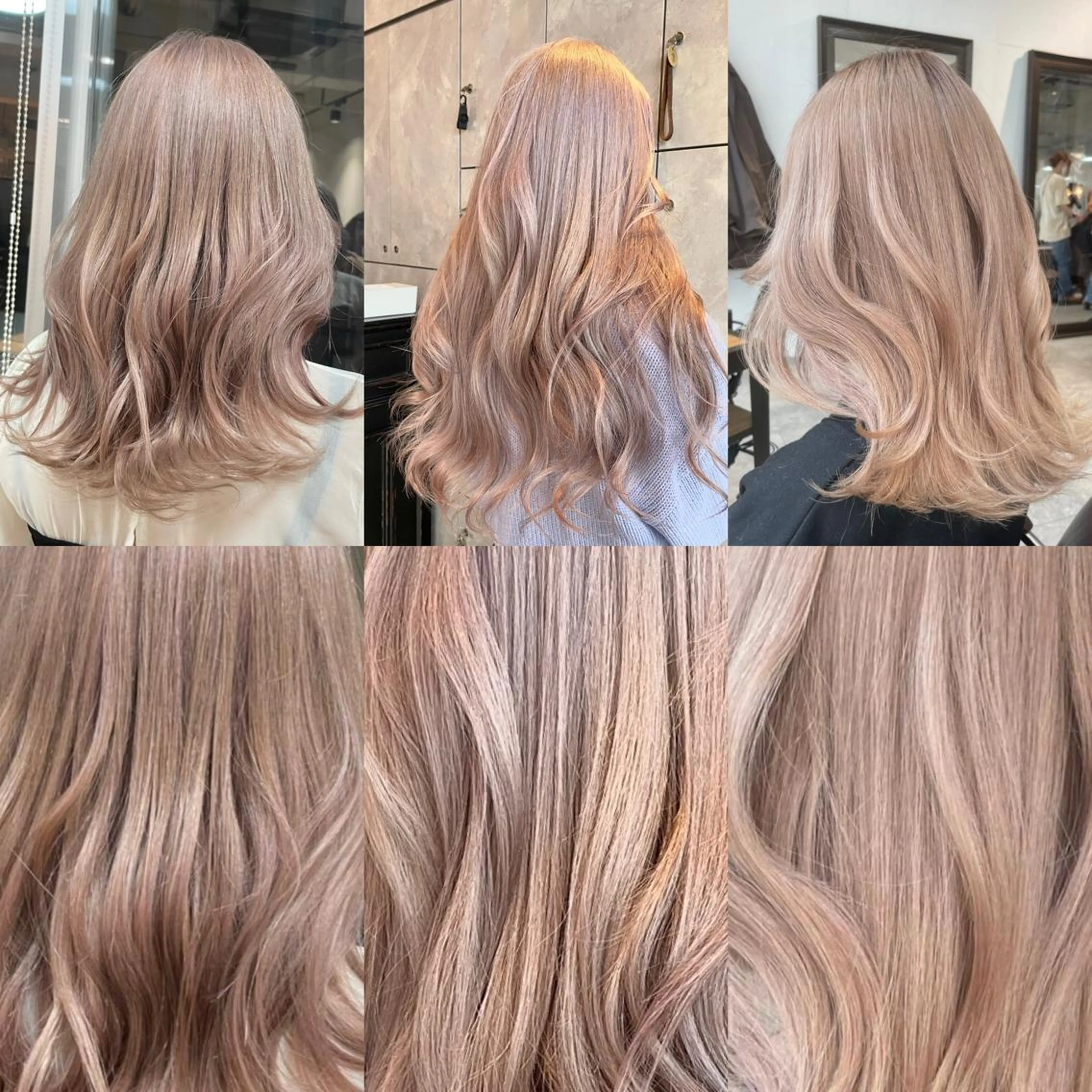 ミディアム カラー ヘアアレンジ ヘアカラー 🌹TikTok４万 ﾌｫﾛﾜｰ🌹AKIのヘアスタイル