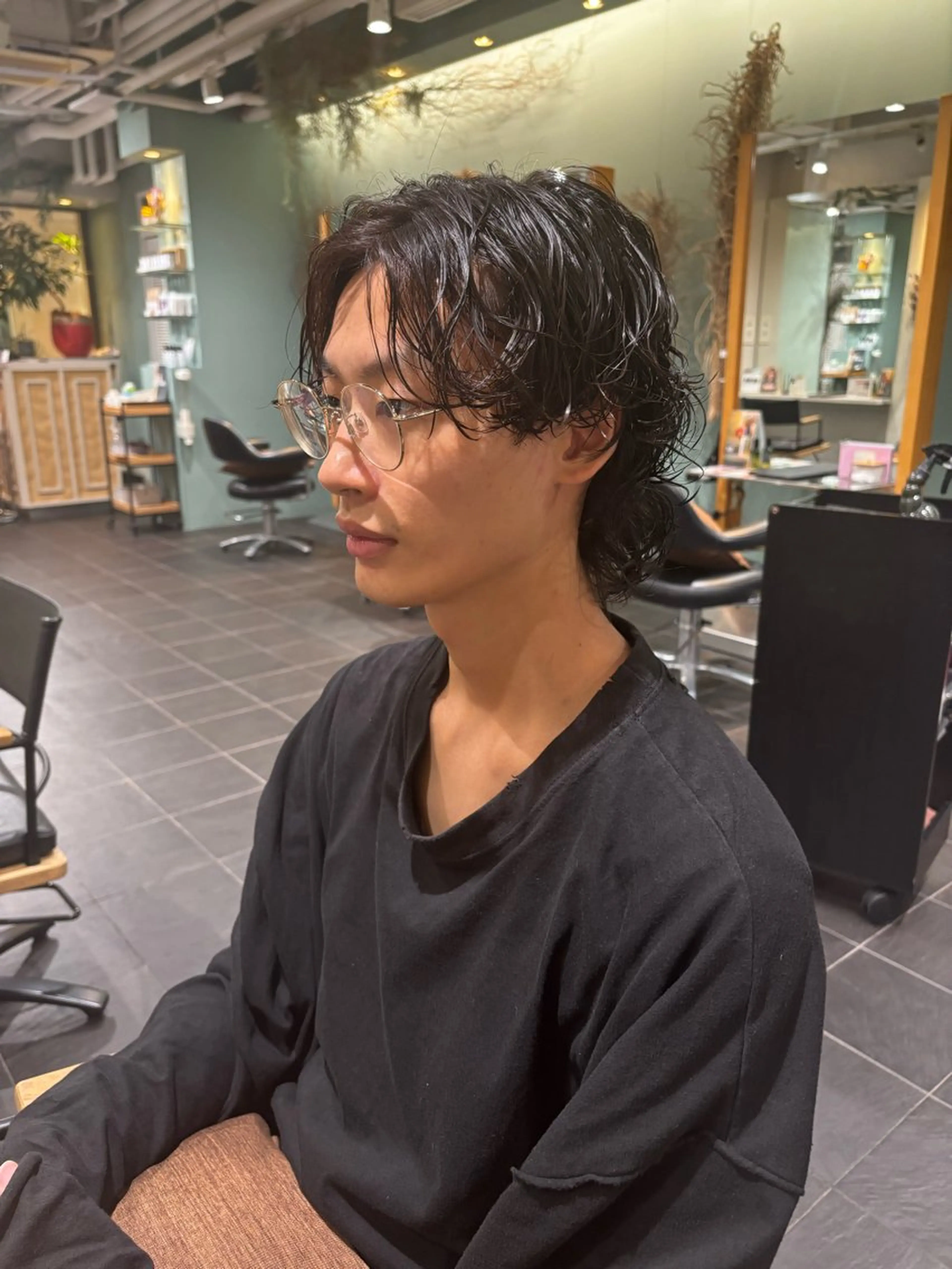 パーマ メンズ オーガニックカラー/ 表参道/ルカのヘアスタイル