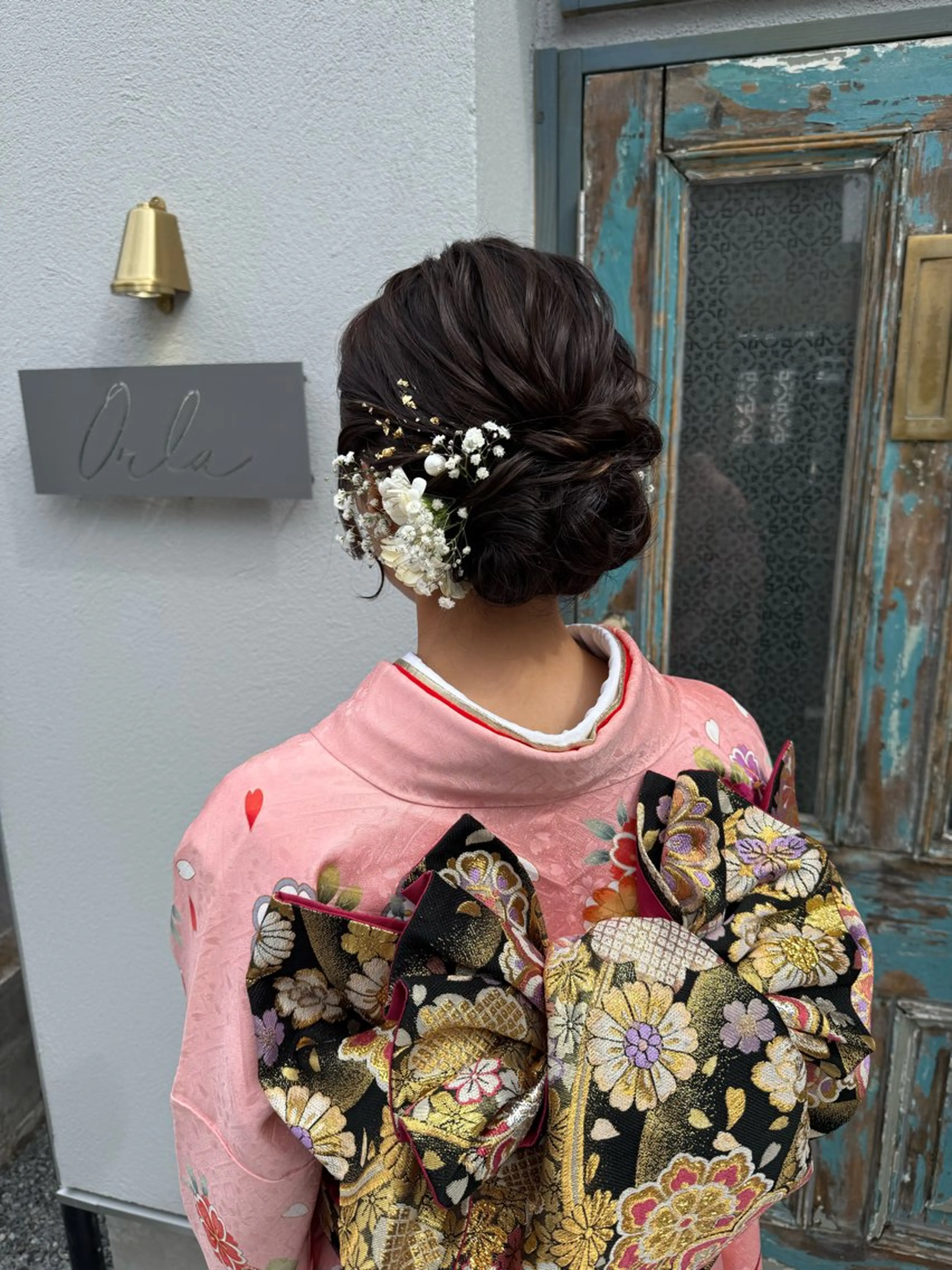 セミロング ヘアアレンジ 着付け Orla 🌿chiekoの眉毛・アイブロウイメージ