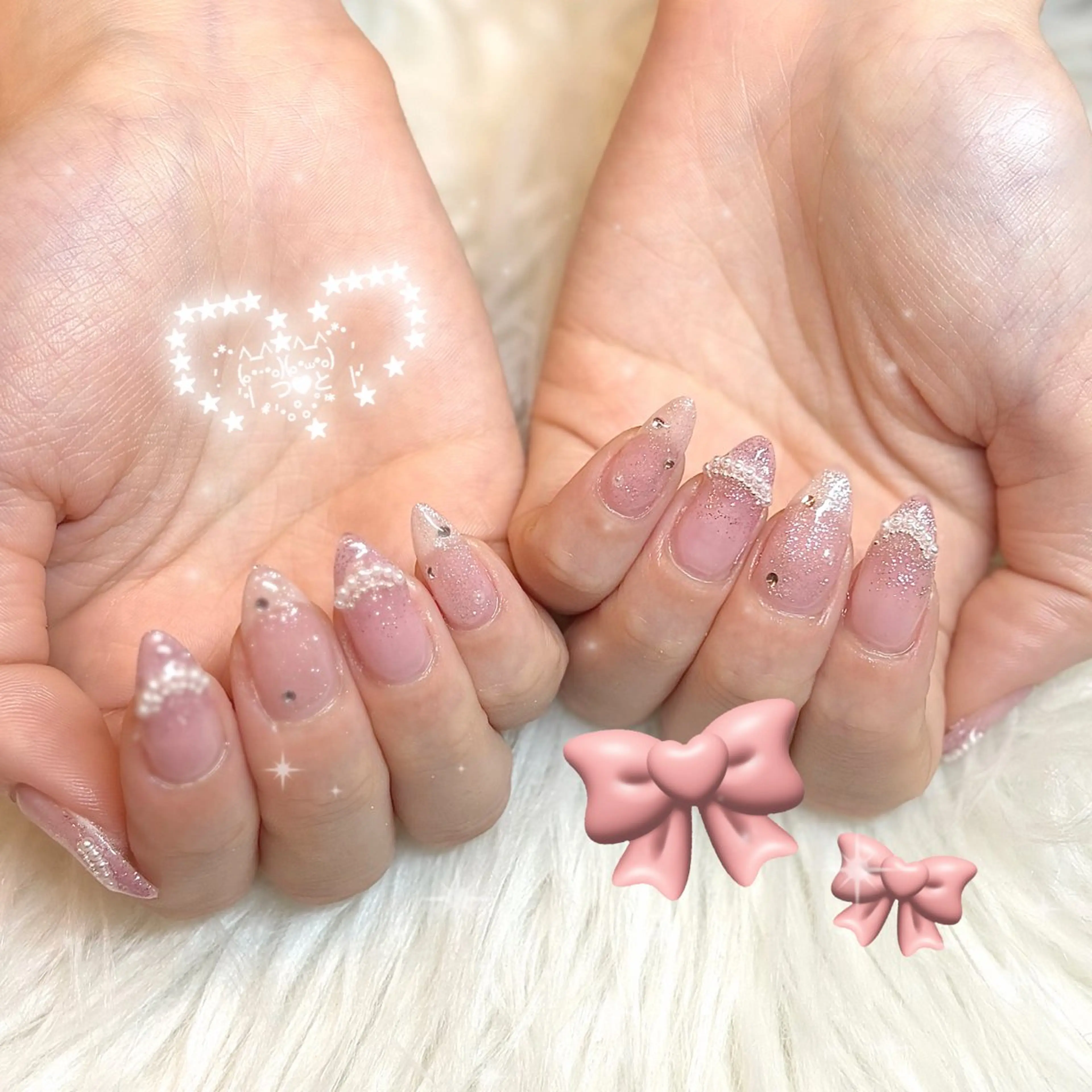 ネイル フラッシュネイル フラッシュマグ キラキラネイル ayumi‪‪❤︎‬ Betty Nailのネイルデザイン