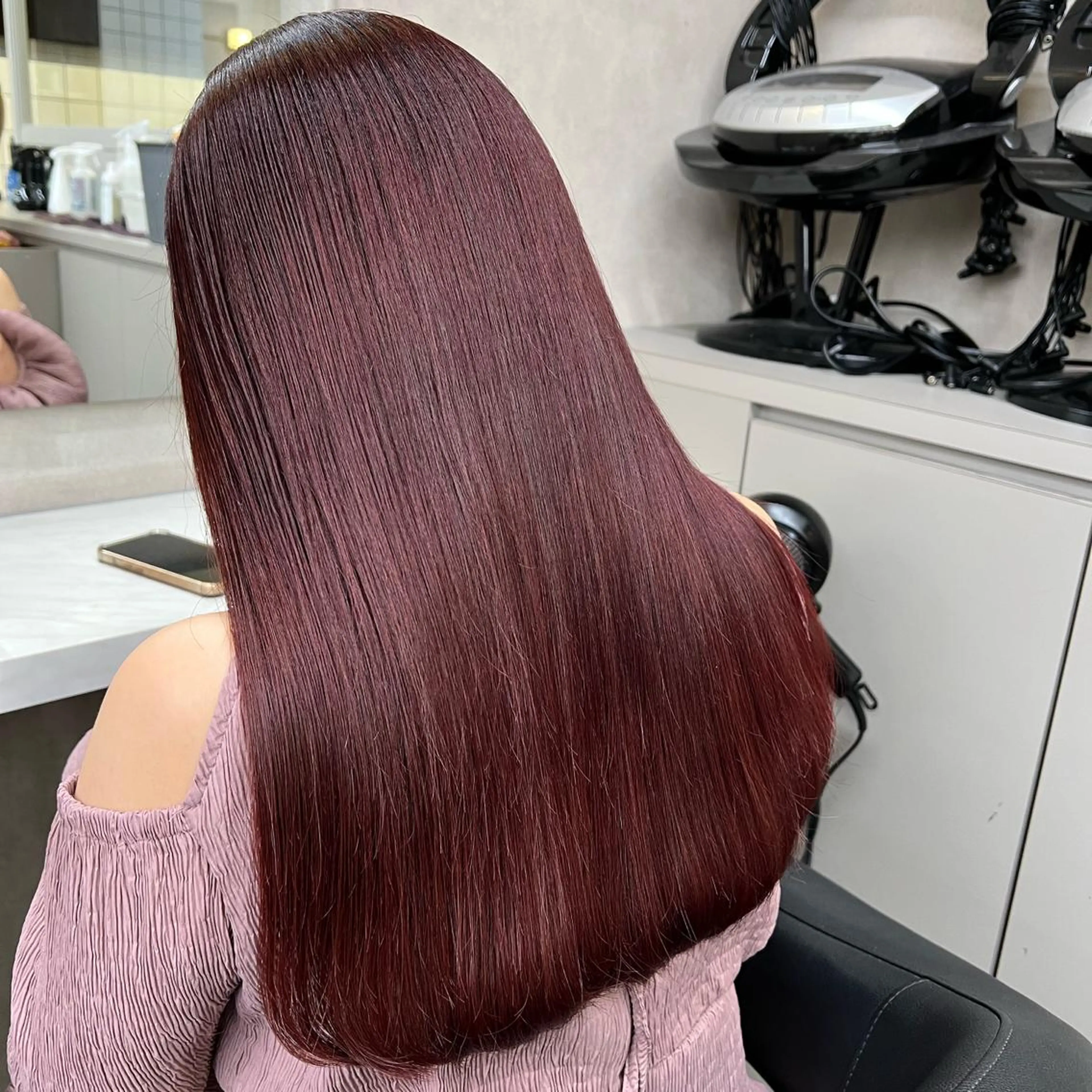 セミロング 💖札幌カラー 指名No.1💖玲奈のヘアスタイル