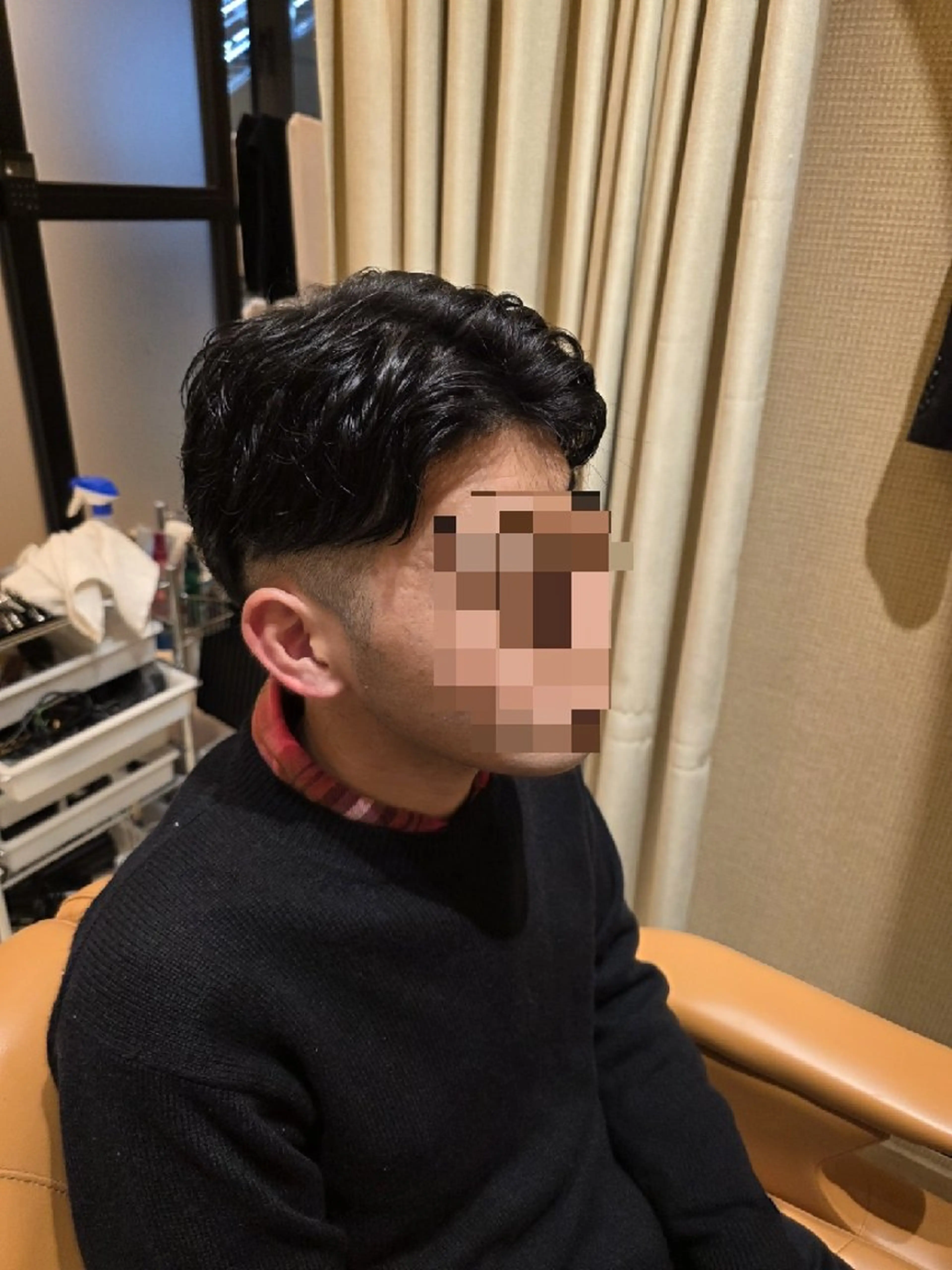 ミディアム 渡部 陽道のヘアスタイル