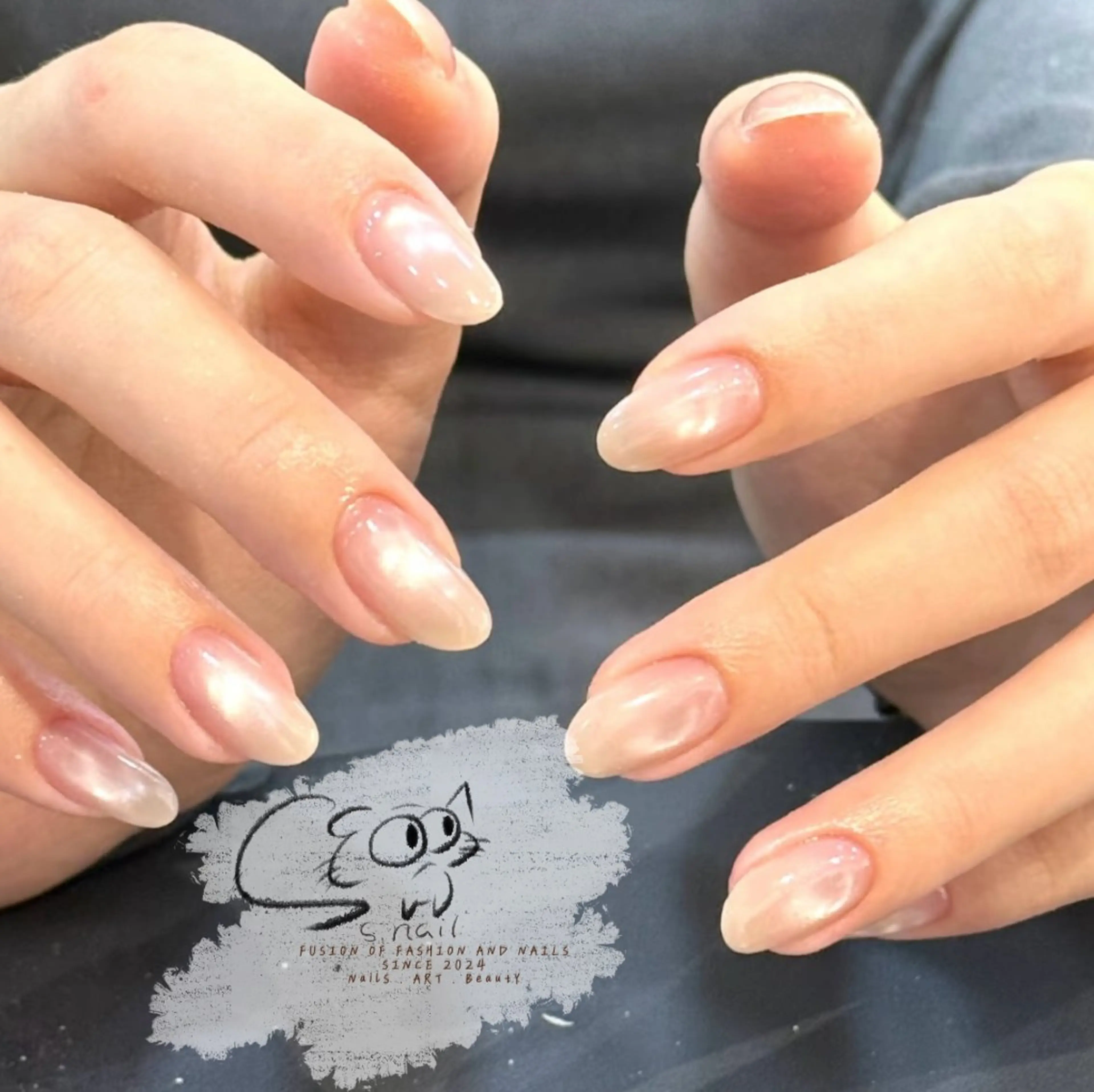 ネイル アートネイル チークネイル フレンチネイル グラデーション マグネットネイル S.nail _のネイルデザイン