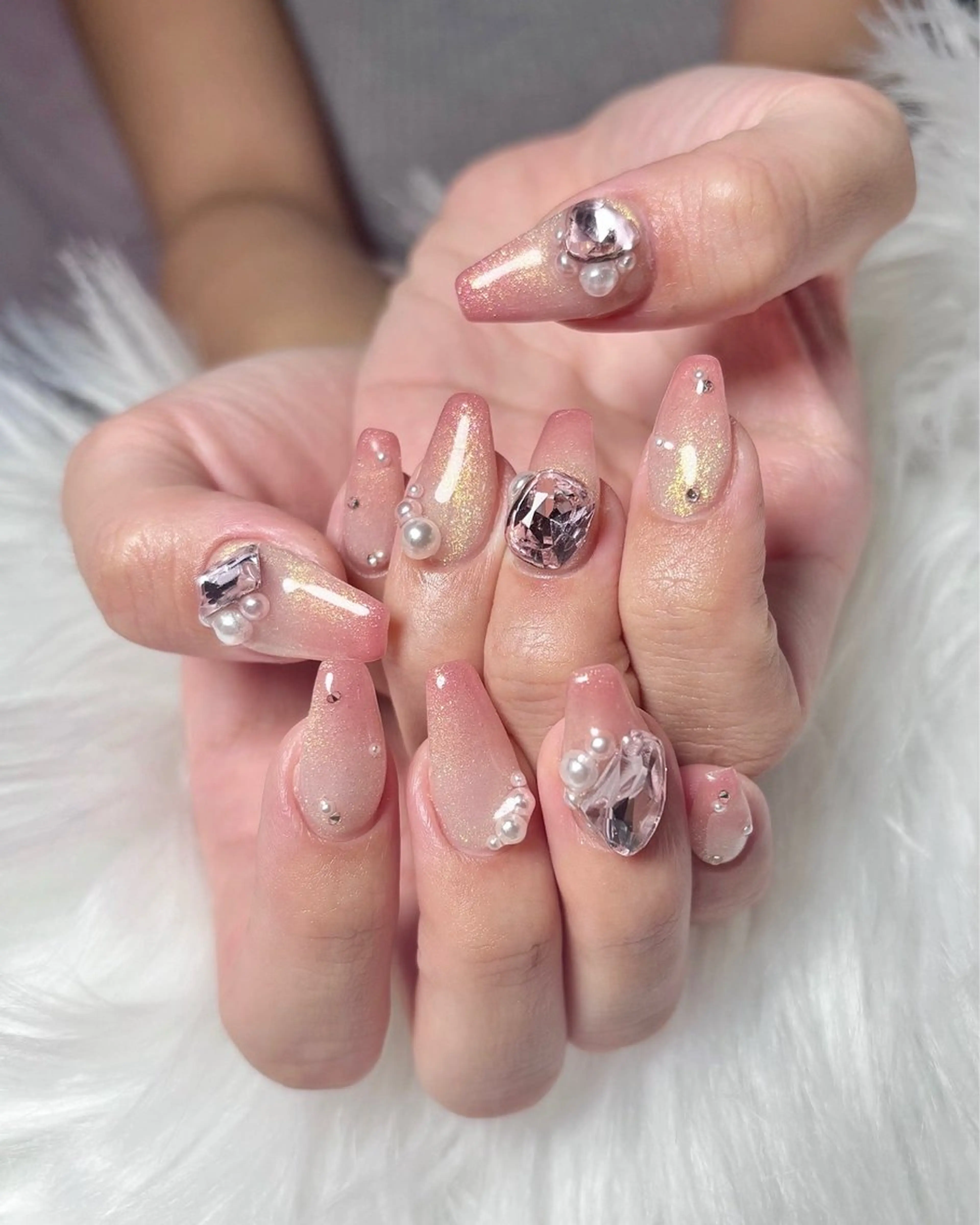 ネイル グラデーション 春ネイル ハンドネイル haac nailsのネイルデザイン