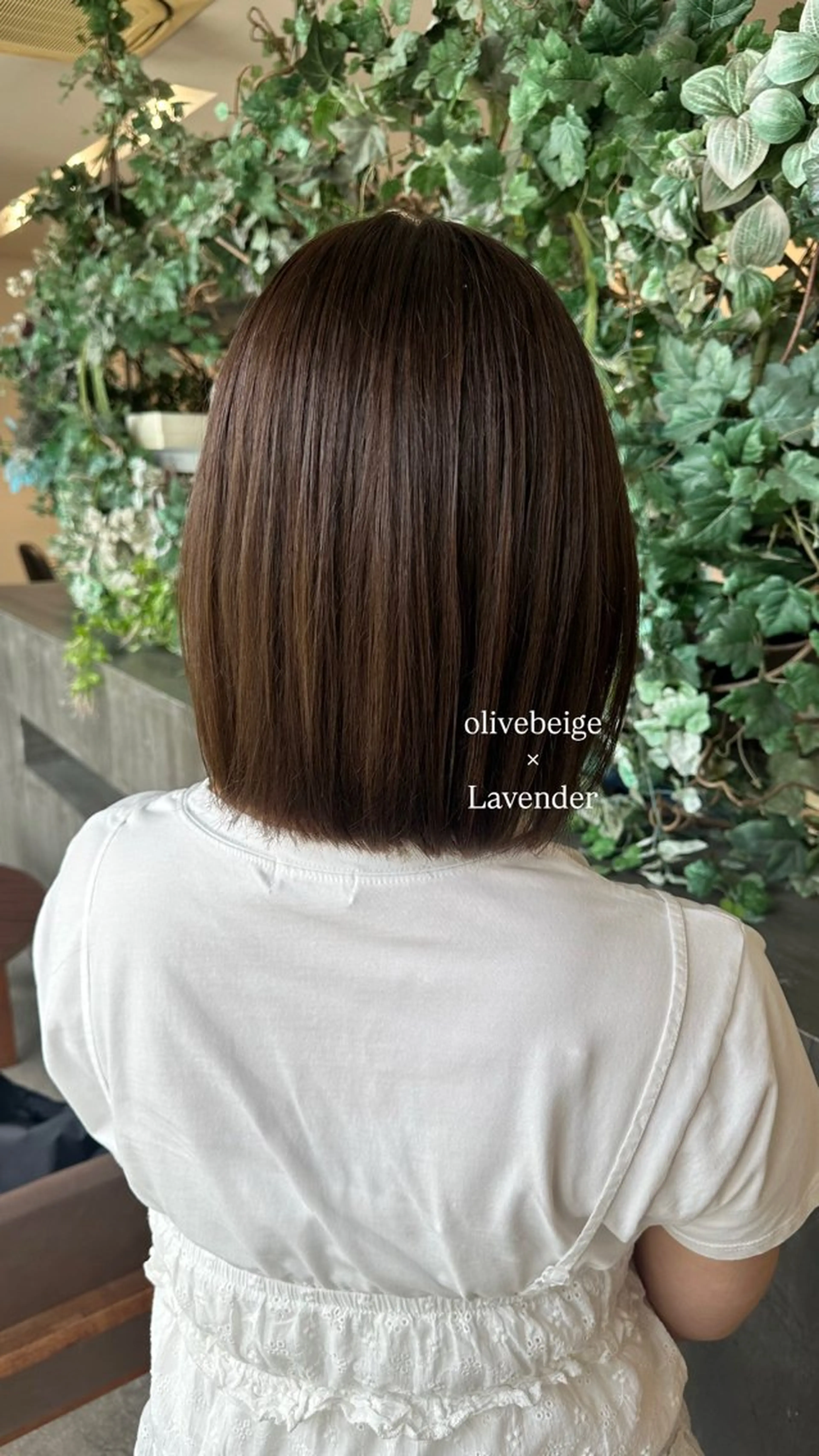 ショート カラー ヘアカラー トリートメント 垣内 奈緒のヘアスタイル