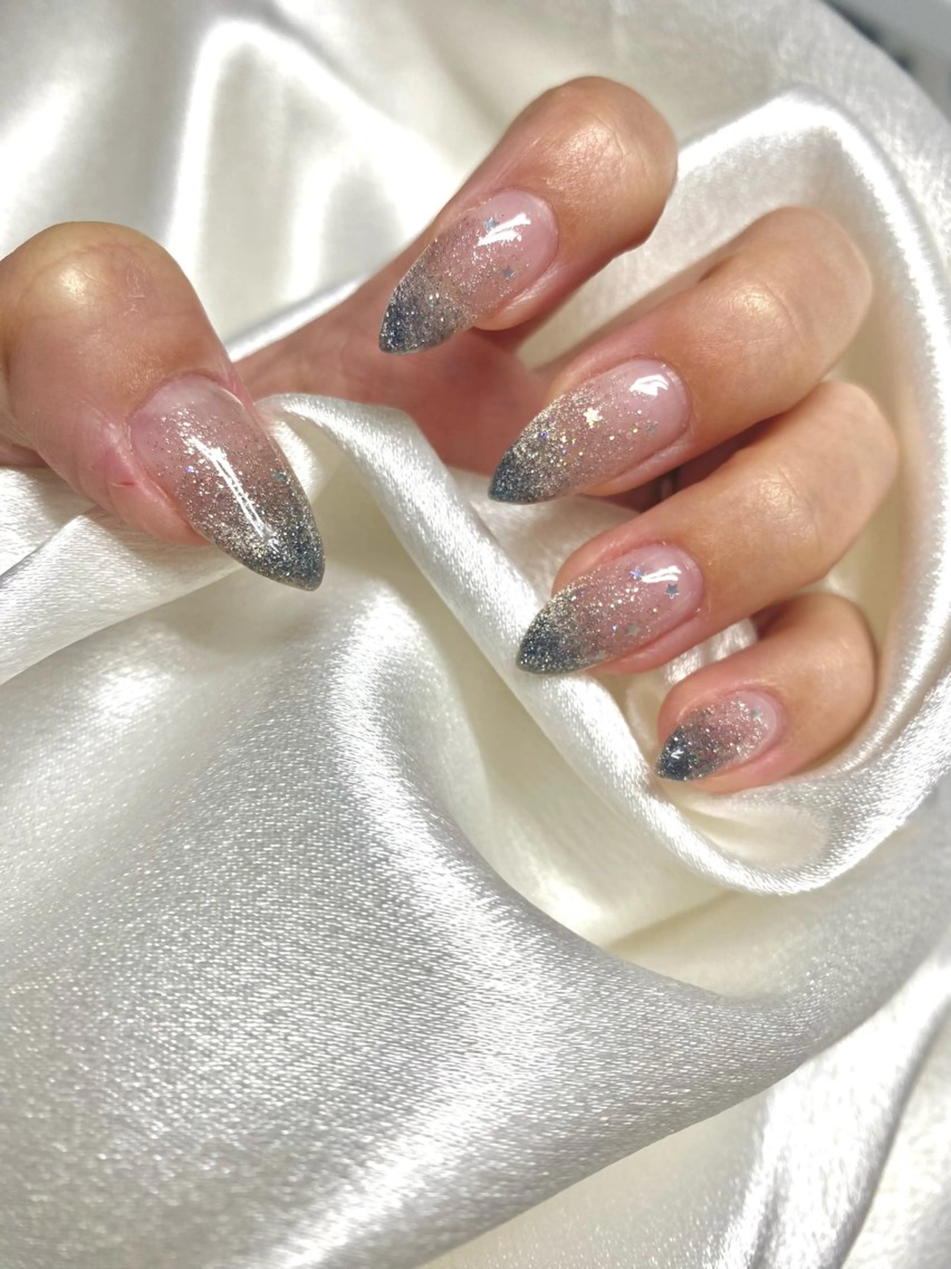 ネイル キラキラネイル ラメ(グリッター) ハンドネイル Nail salon BeBeのネイルデザイン