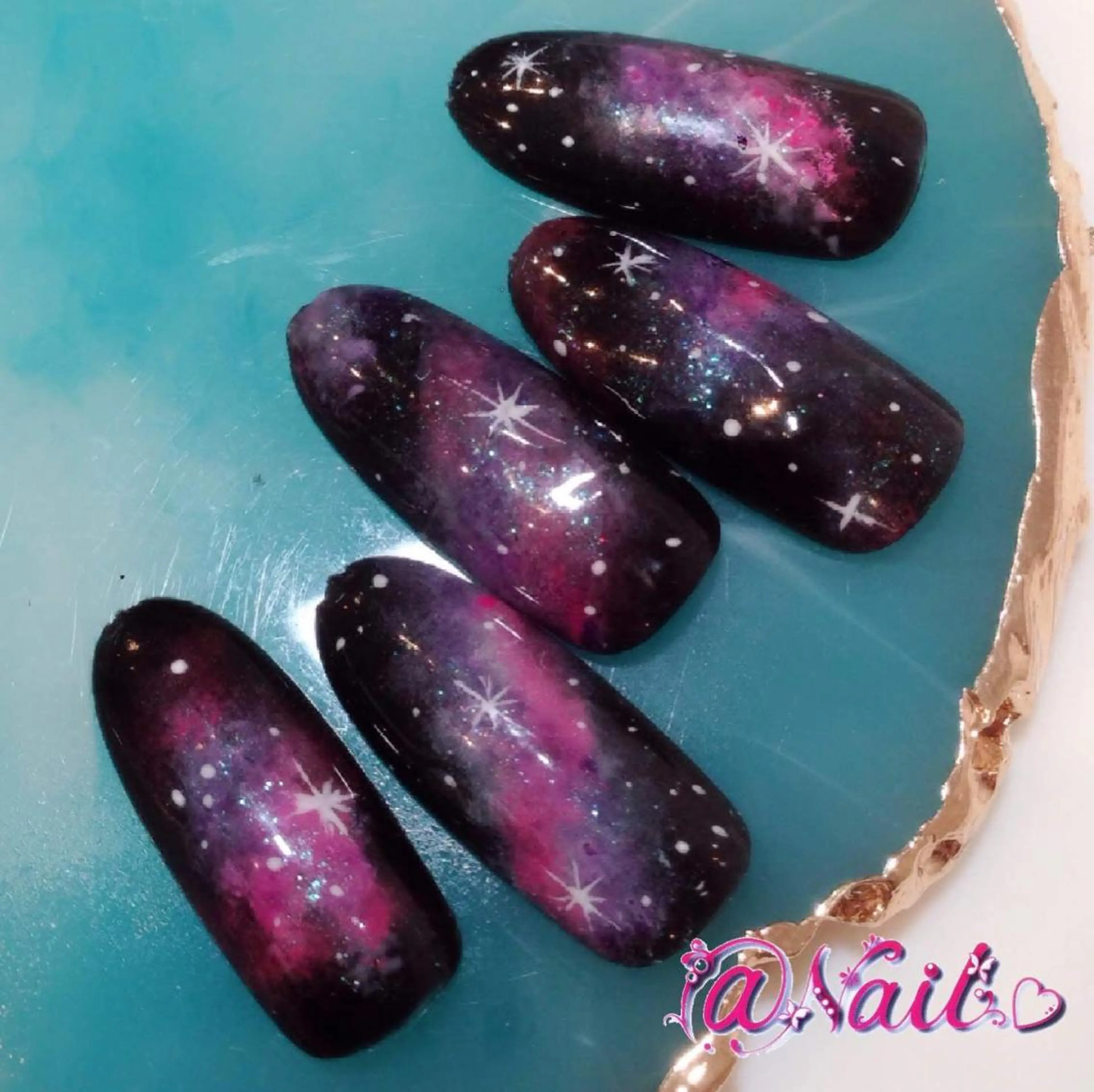 ネイル ネイルチップ 小尾 栞のネイルデザイン