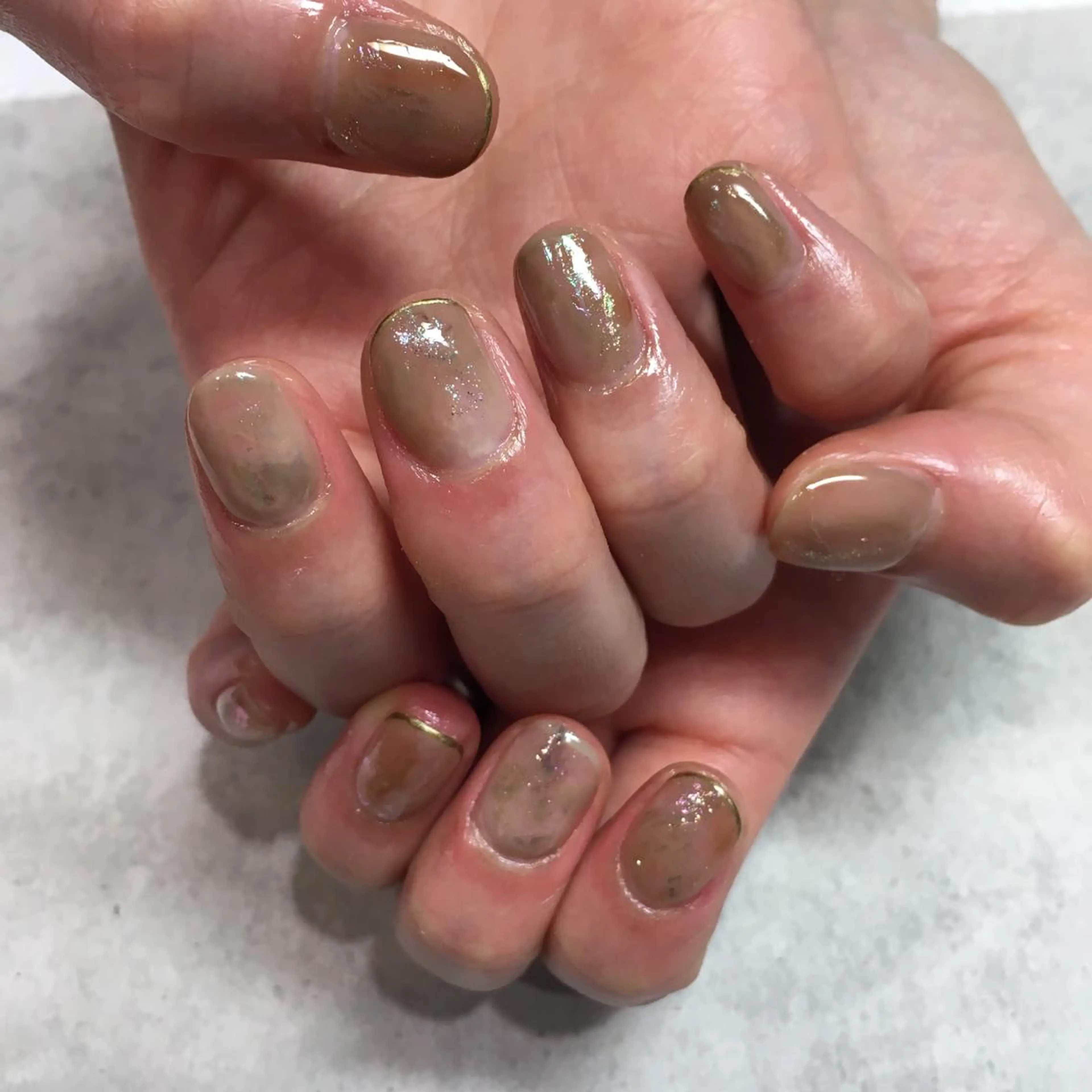 ネイル ニュアンスネイル 下重 舞のネイルデザイン