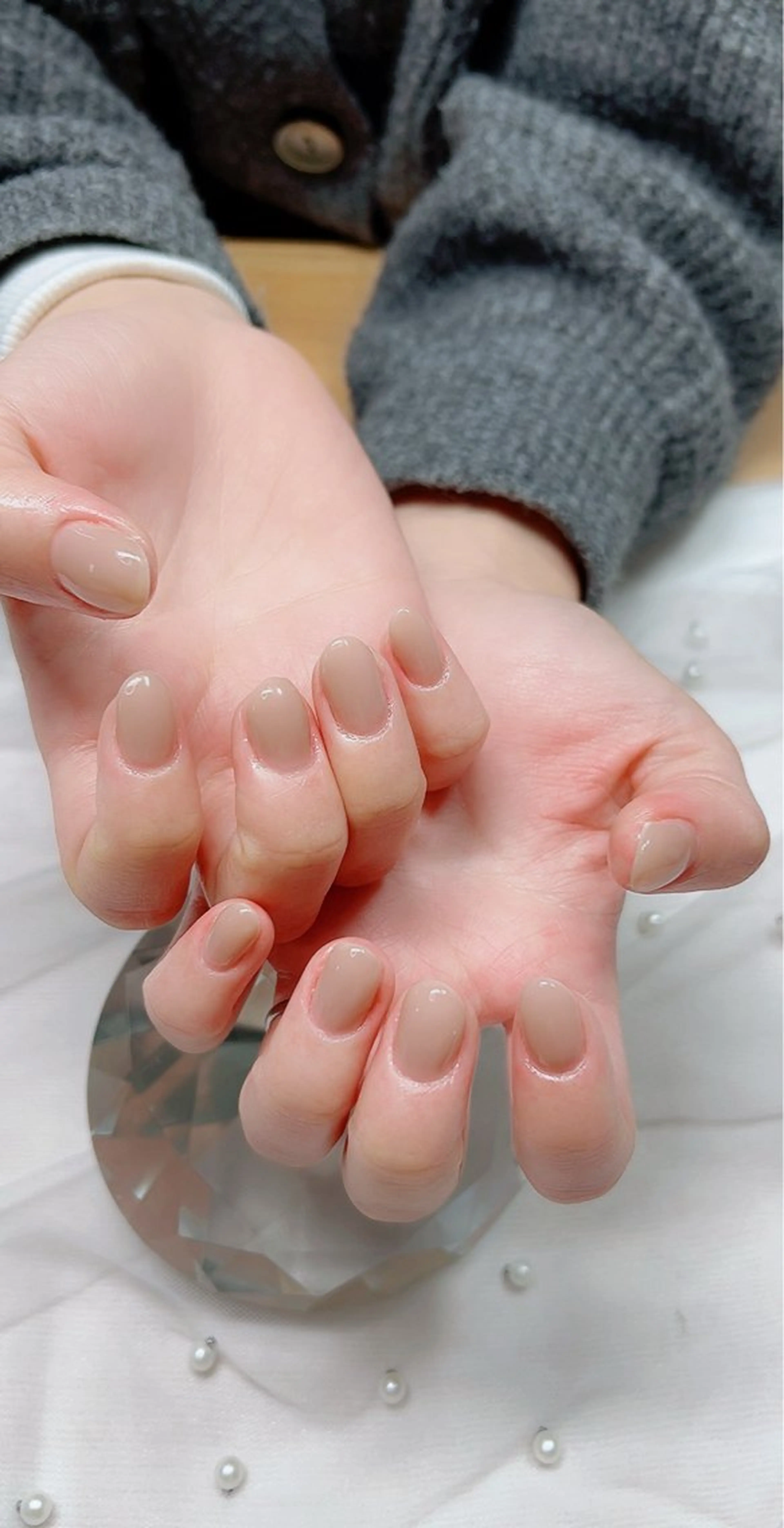 ネイル ワンカラーネイル ぷっくりネイル Cute Tips nailのネイルデザイン