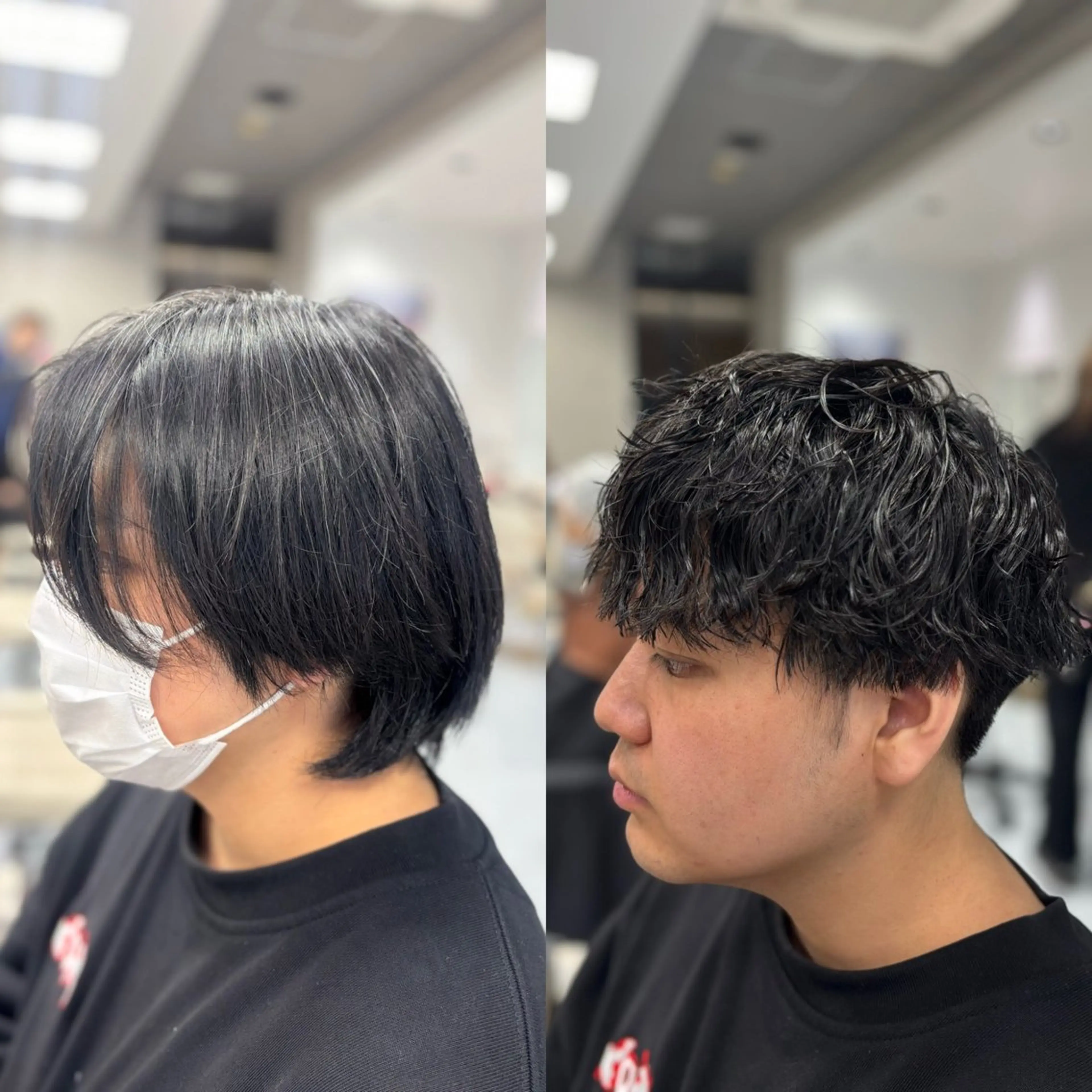 ショート パーマ メンズ カット パーマ メンズ特化韓国風 パーマスタイル/りんのヘアスタイル