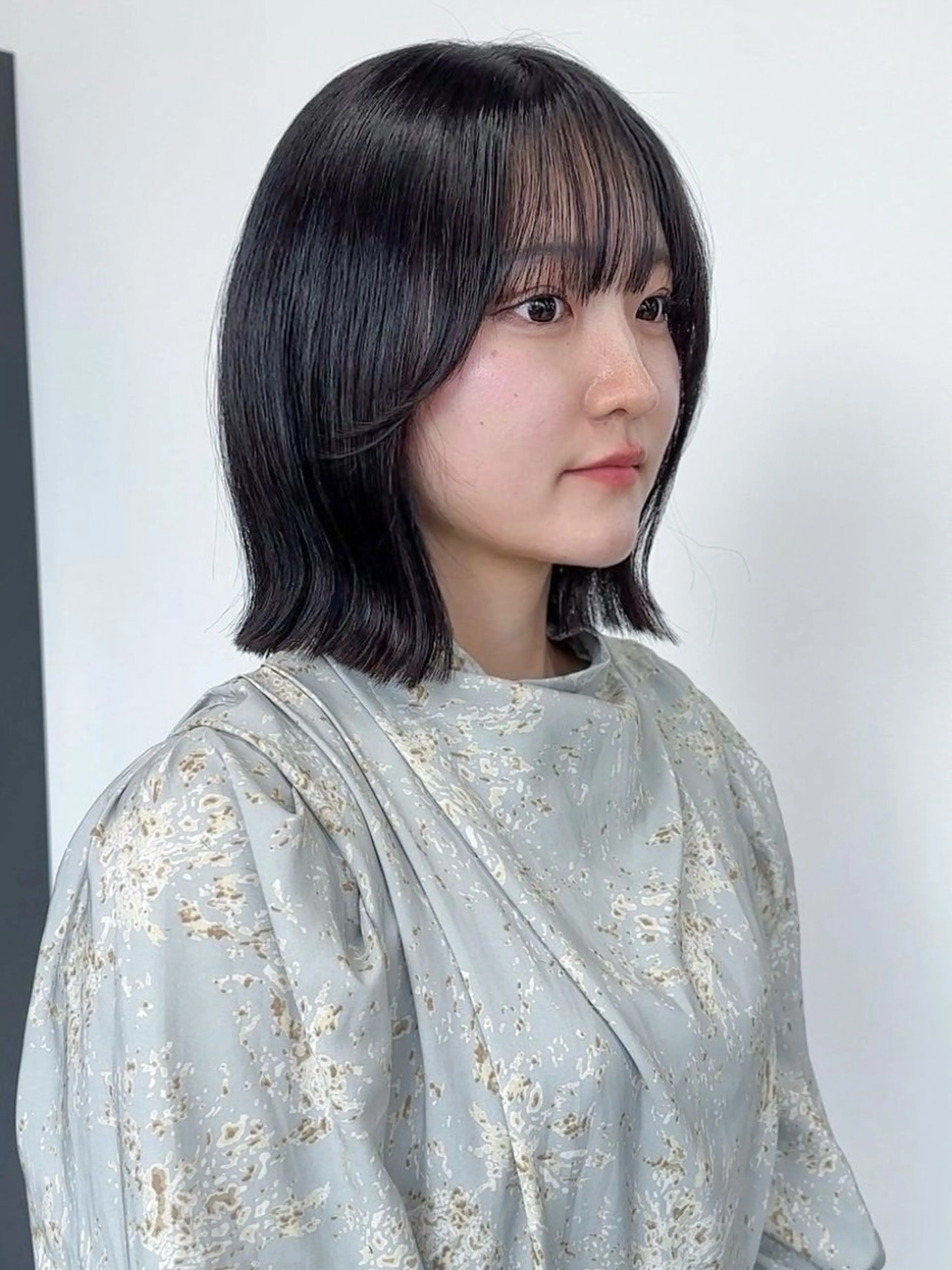 ミディアム 縮毛矯正/韓国ヘア /レイヤー🎀ミズキのヘアスタイル