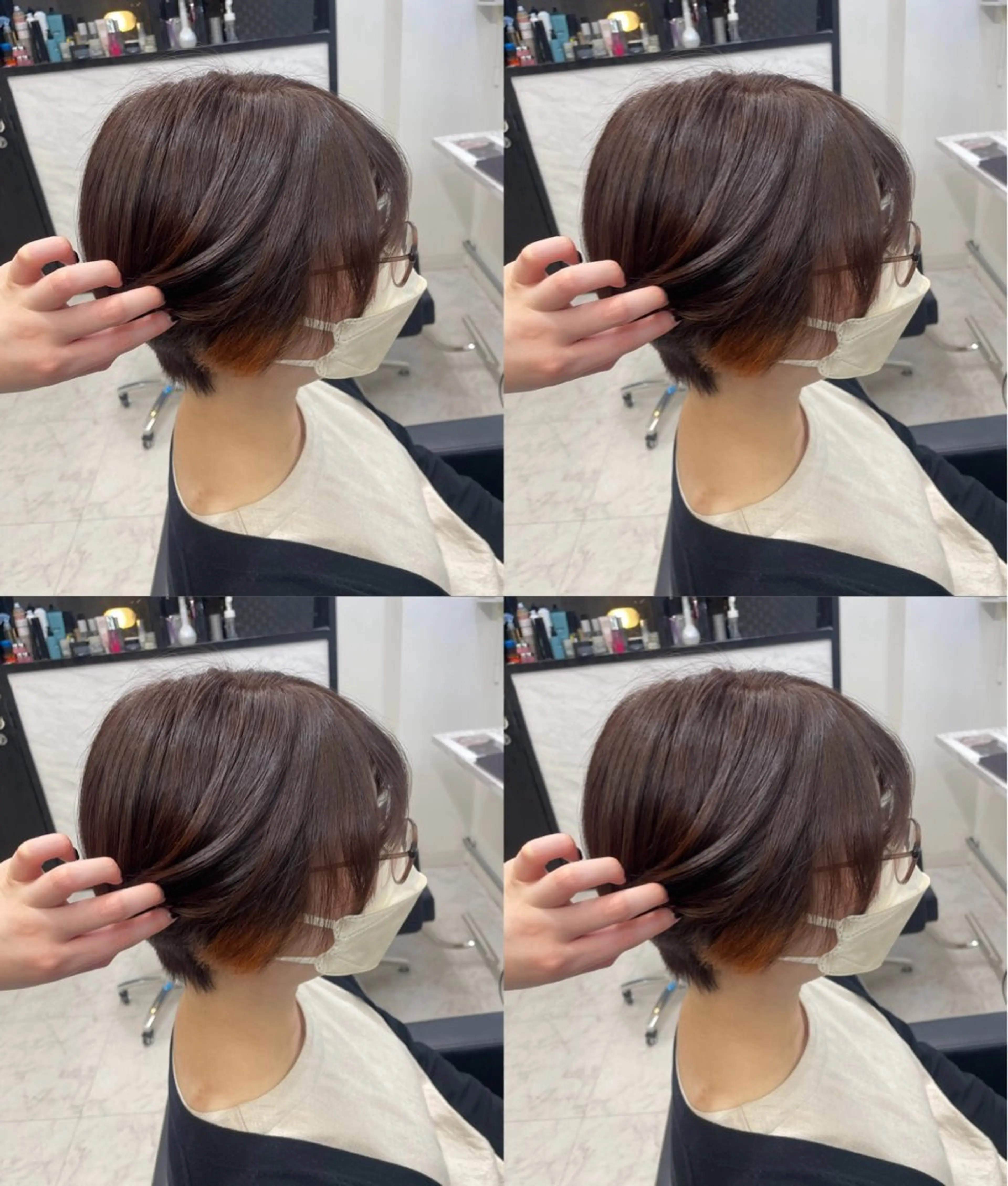 ショート カラー 💗エクステ/ 艶髪/あおい💗のヘアスタイル