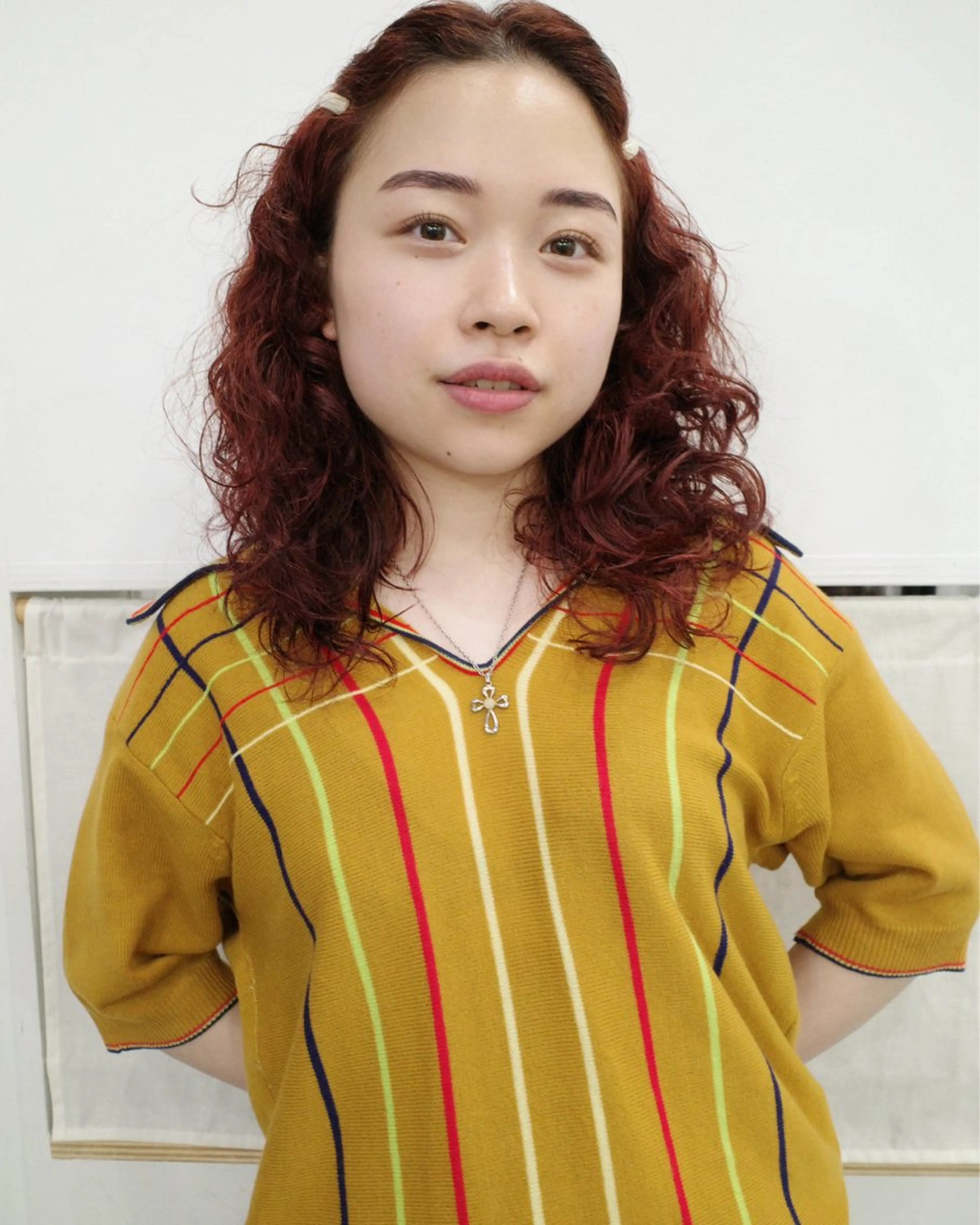 ロング 🧚🏼ボブパーマ 歩美のヘアスタイル