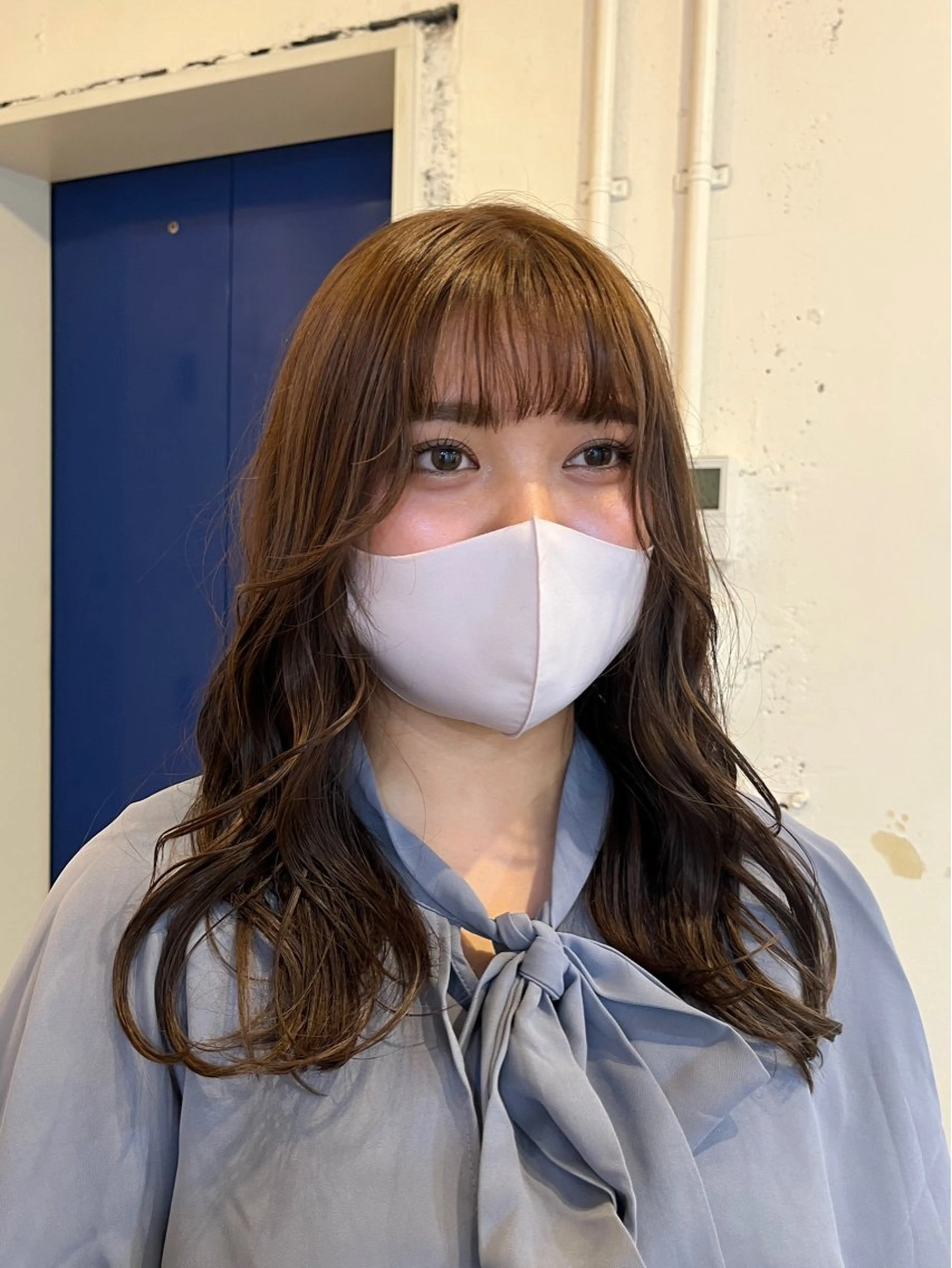 セミロング カラー カット ヘアカラー トリートメント RYOMA/ 似合わせ🎧🤍のヘアスタイル