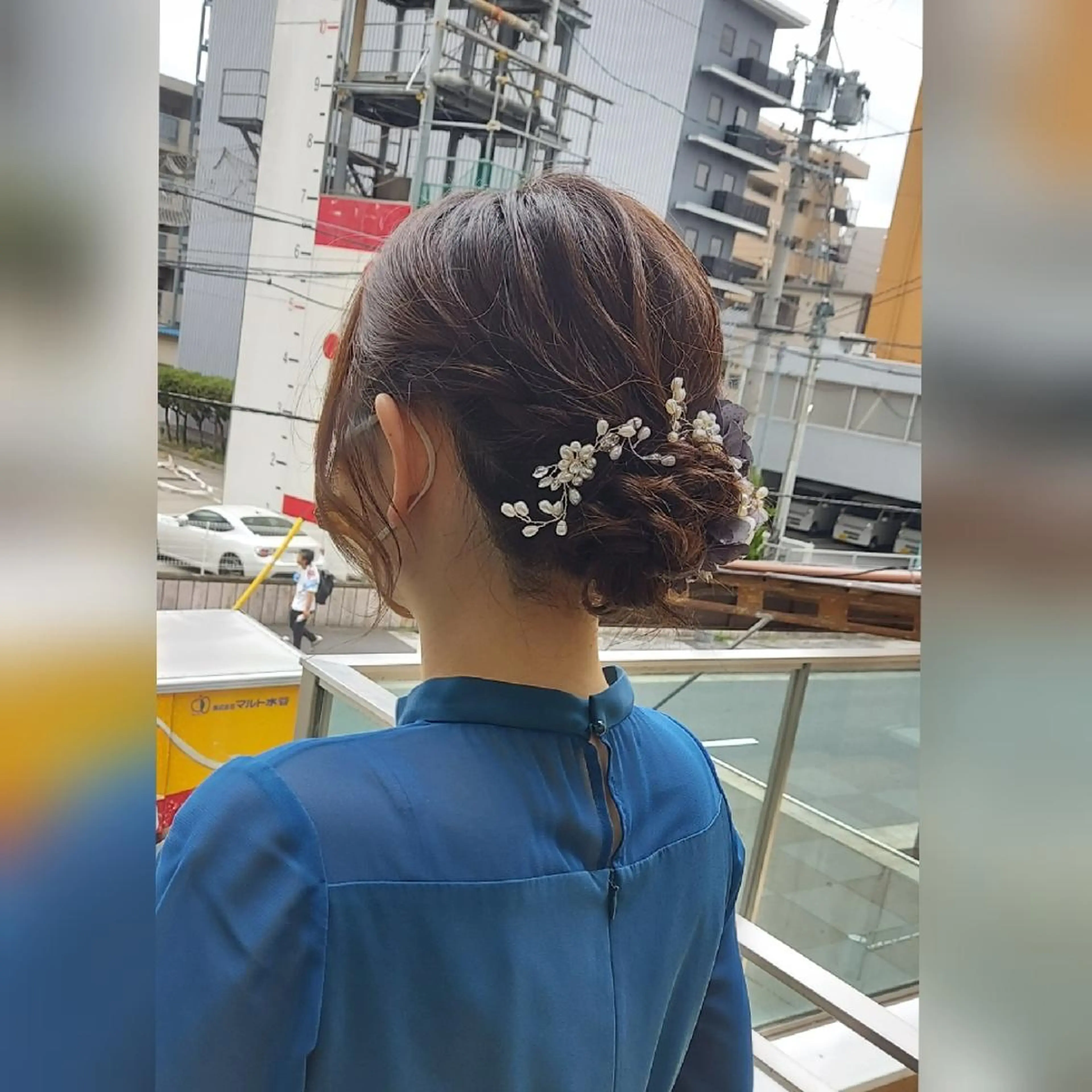 ミディアム ヘアアレンジ あかね☆ヘアアレンジ /ボブ/縮毛矯正のヘアスタイル