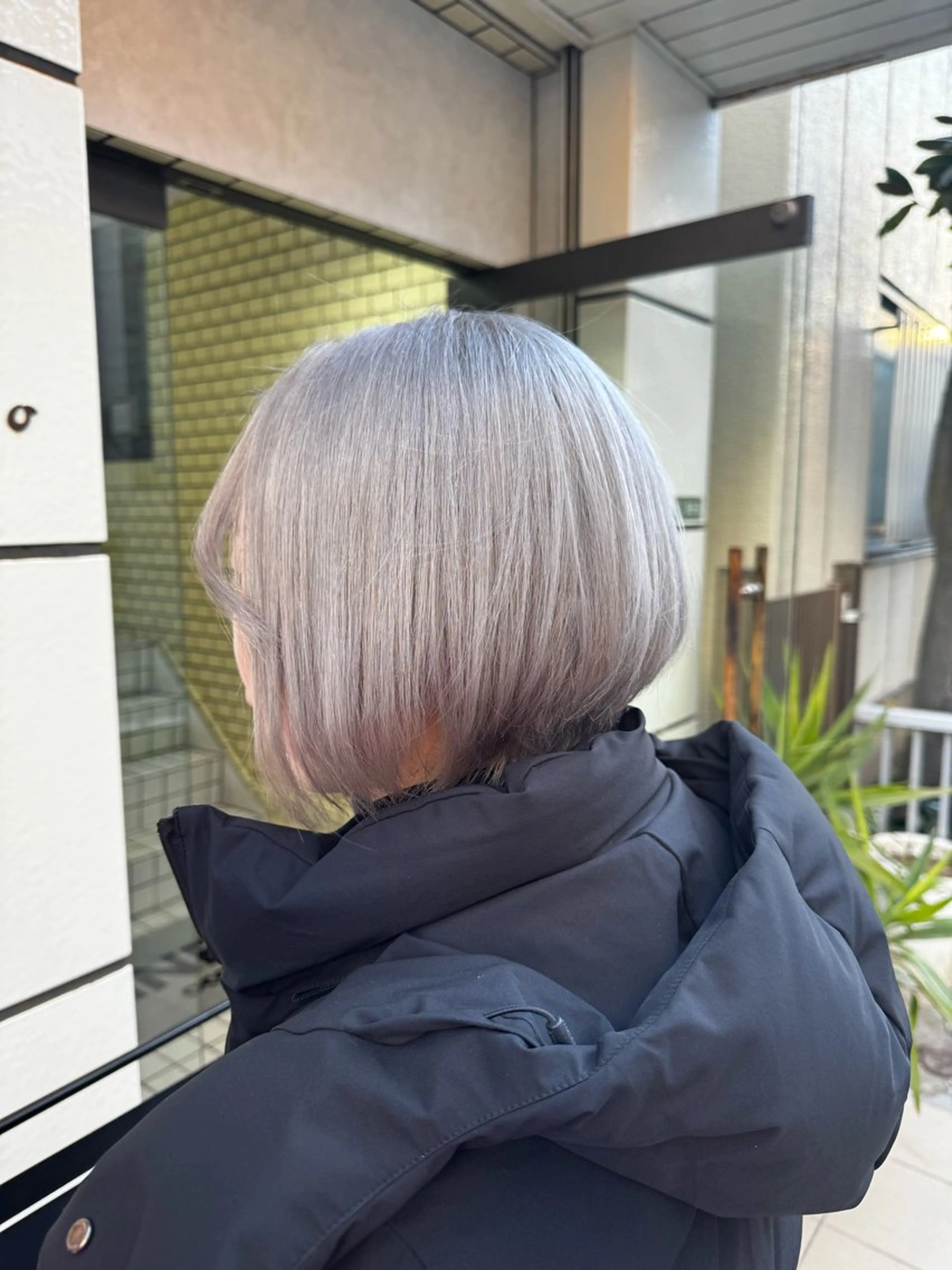 ショート ヘアカラー トリートメント 髪質改善／艶カラー 🫧harunaのヘアスタイル