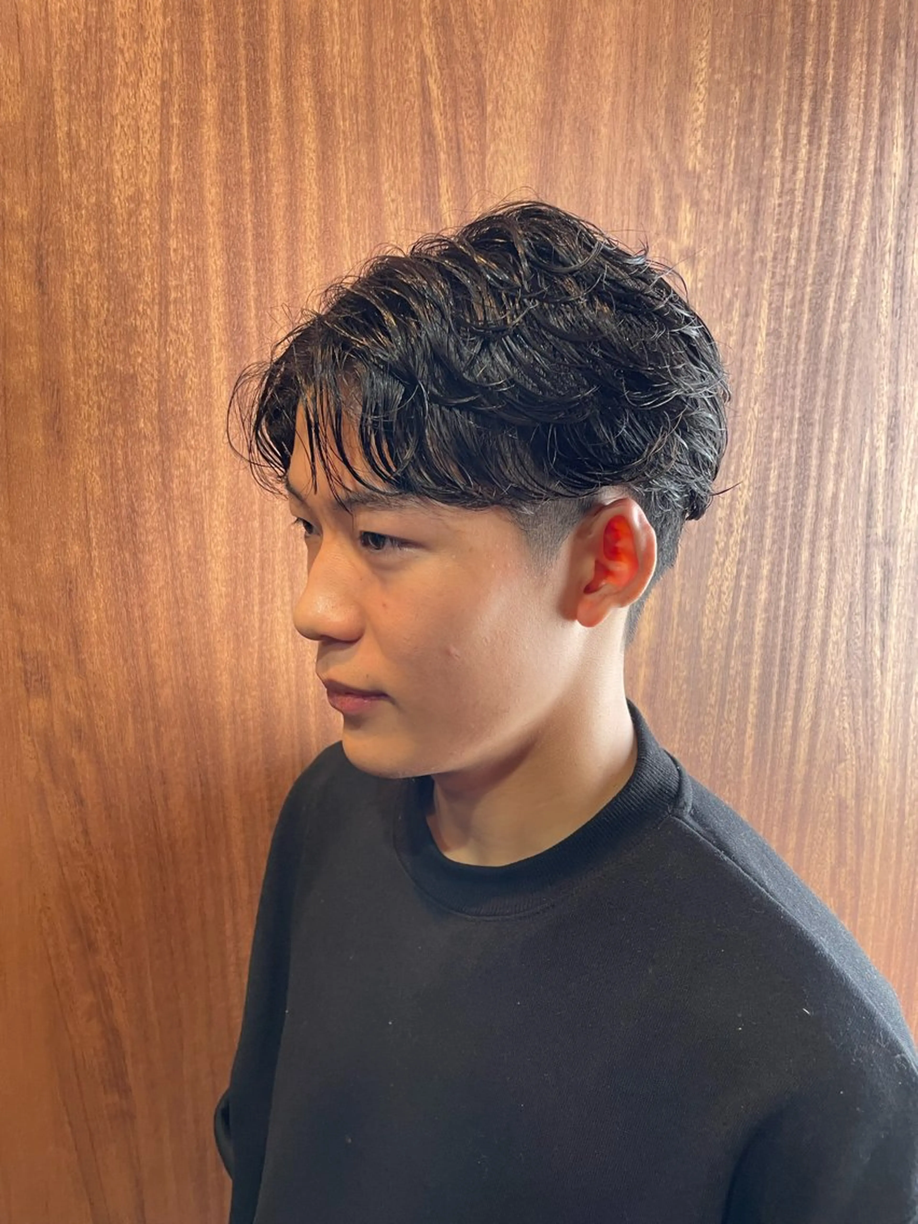 ショート メンズ ビジネス メンズパーマ カット パーマ 宇野 颯太のヘアスタイル