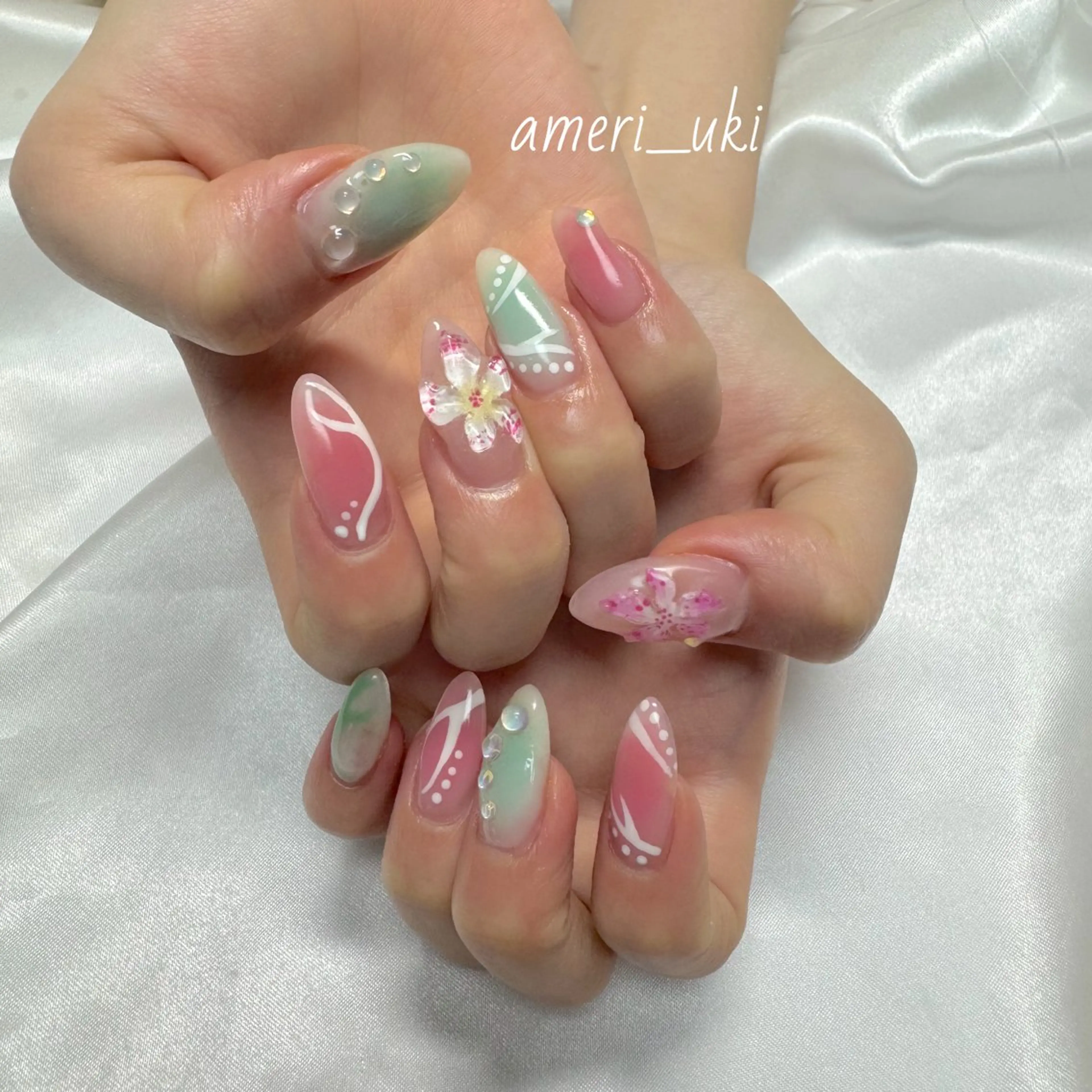 ネイル ハンドネイル Ameri nail /UKIのネイルデザイン