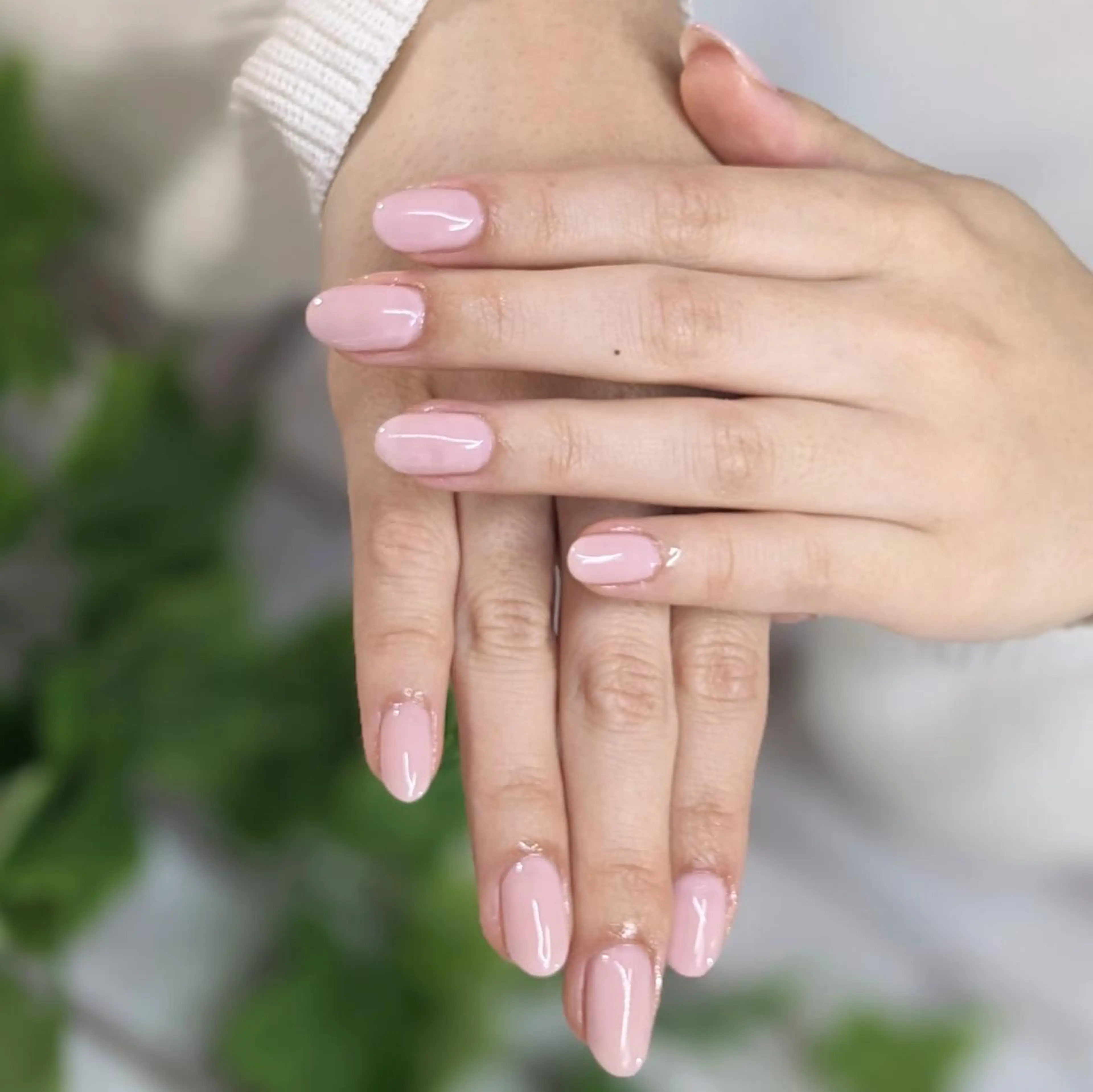 ネイル オフィスネイル ワンカラーネイル ピンク ハンドネイル ネイルサロンベルティ .keikoのネイルデザイン