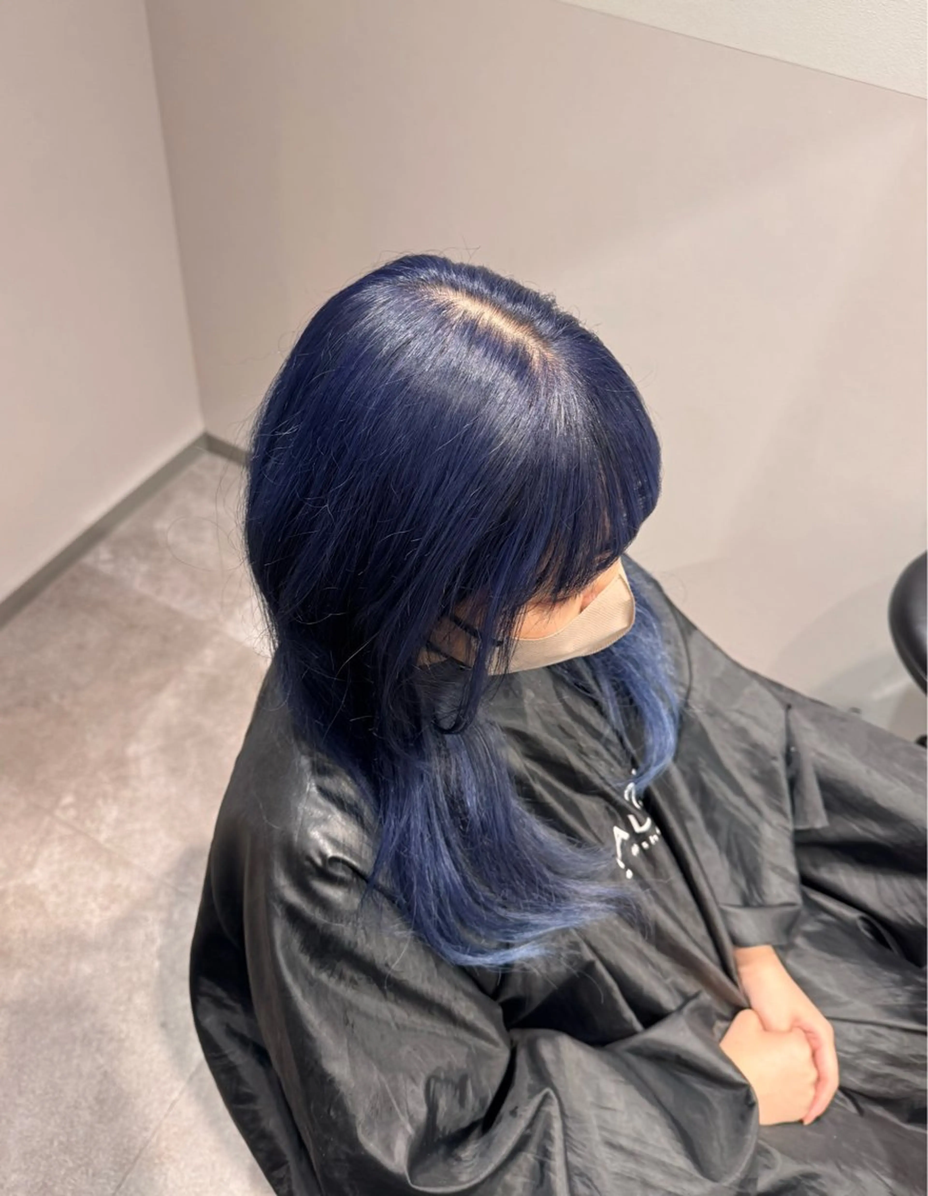 ロング カラー ブリーチ ブルーカラー ケアブリーチ ラベンダーカラー 髪質改善 .ｒｅｏ 大宮のヘアケア屋さんのヘアスタイル