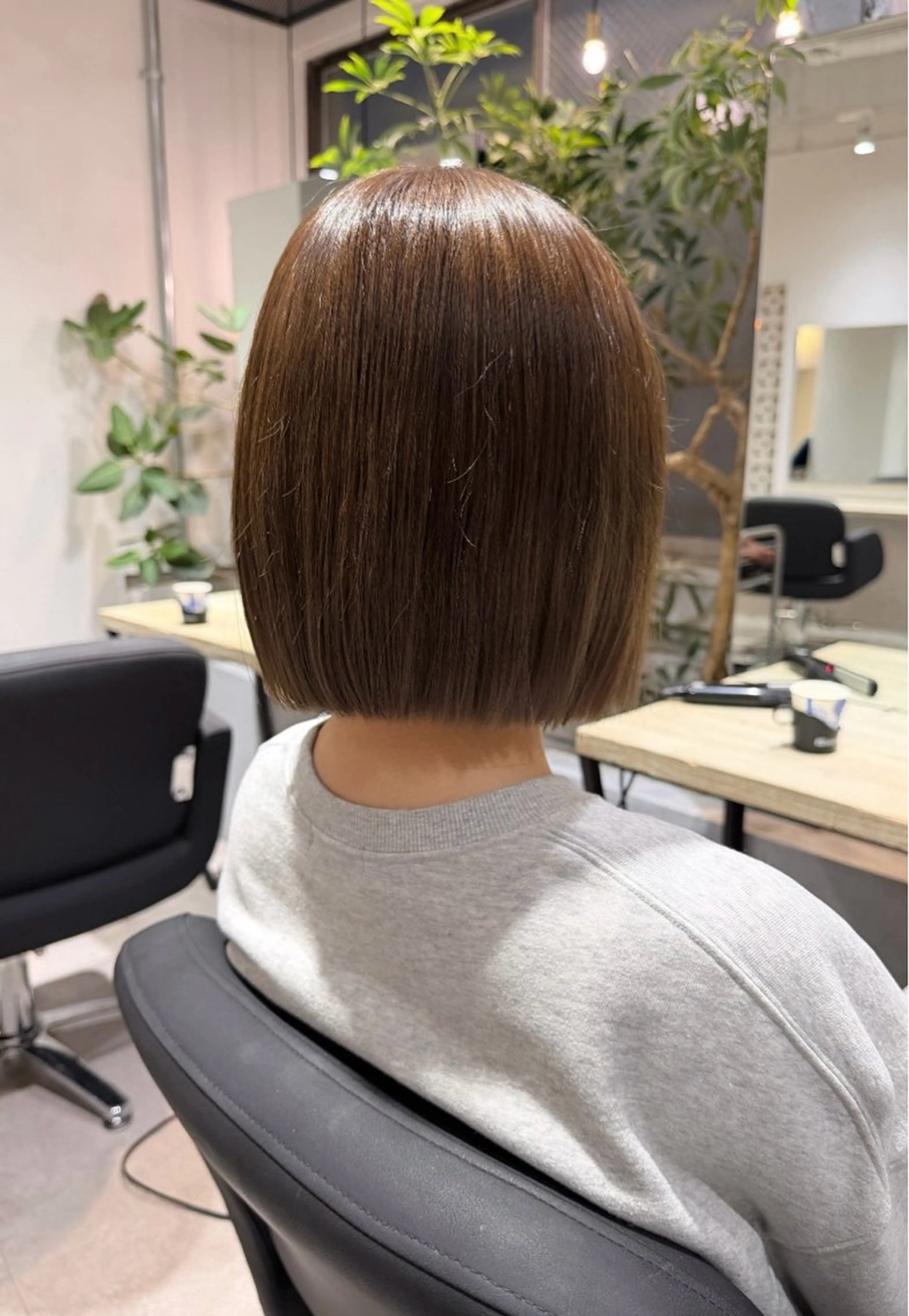 ショート カット ヘアカラー トリートメント SAHO /縮毛矯正 /オリーブ🌿のヘアスタイル