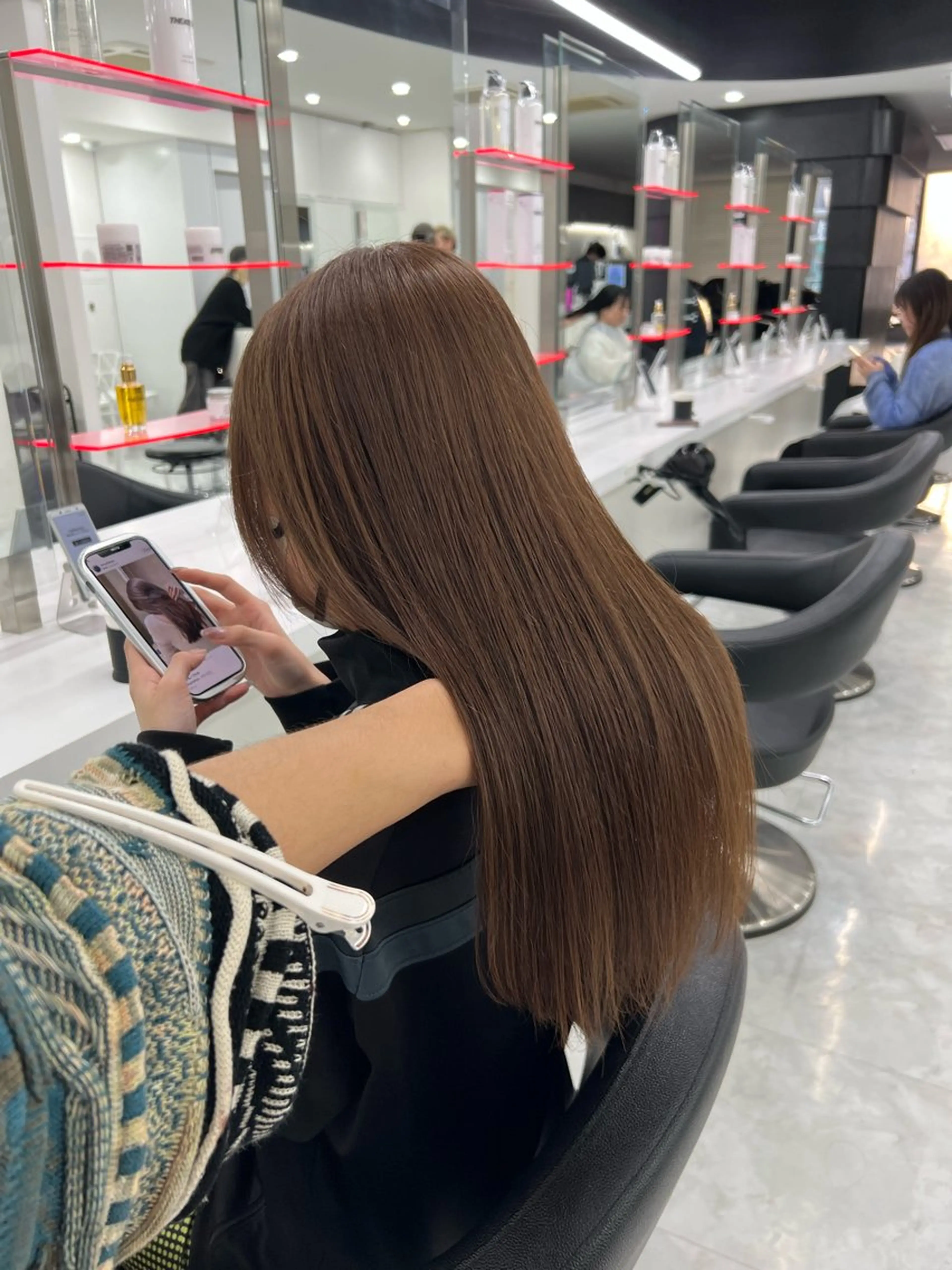 ロング カラー 透明感カラー🫧 レイヤーカットのヘアスタイル