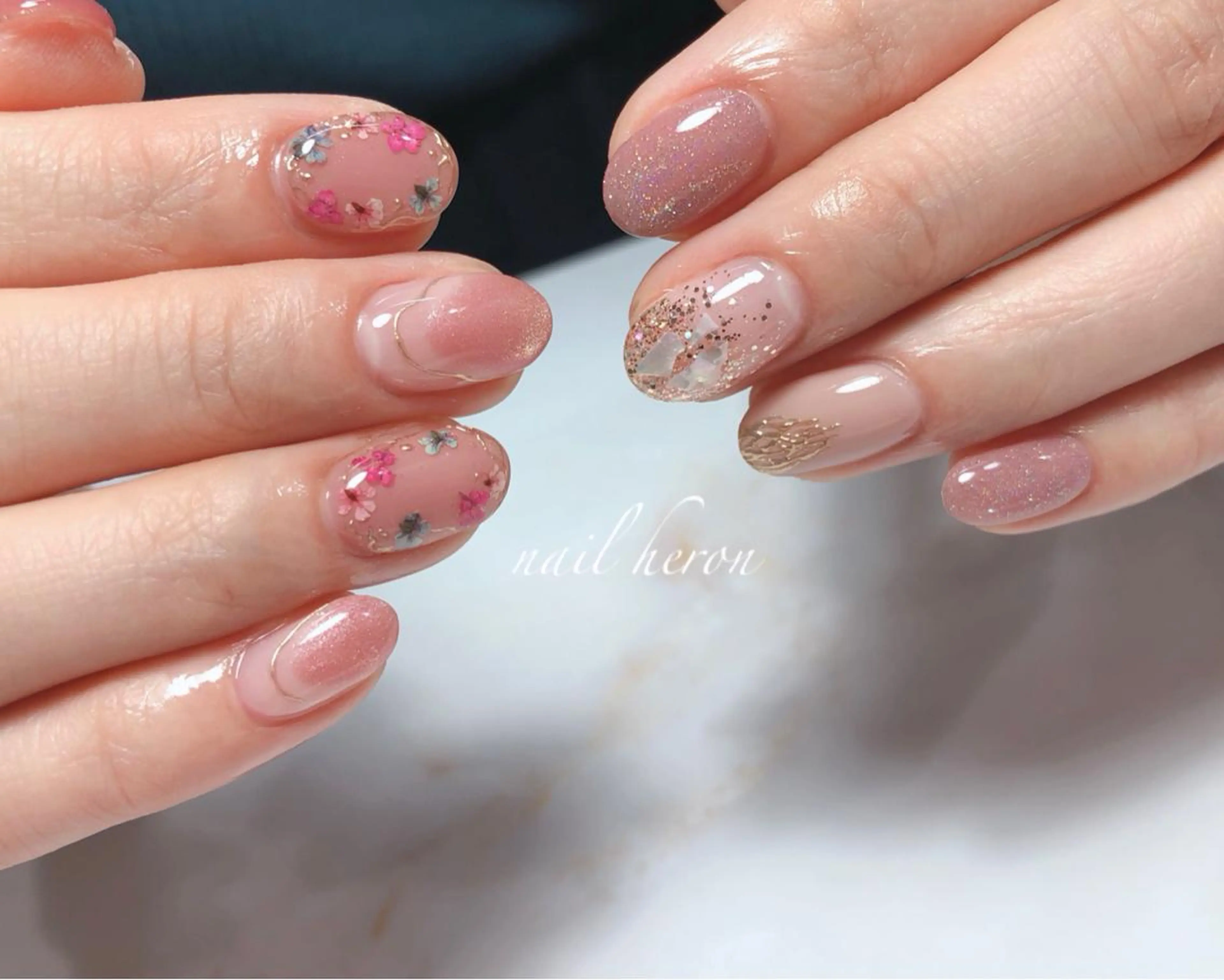 ネイル 春ネイル nail heron所属・saki_ nail heronのネイルデザイン