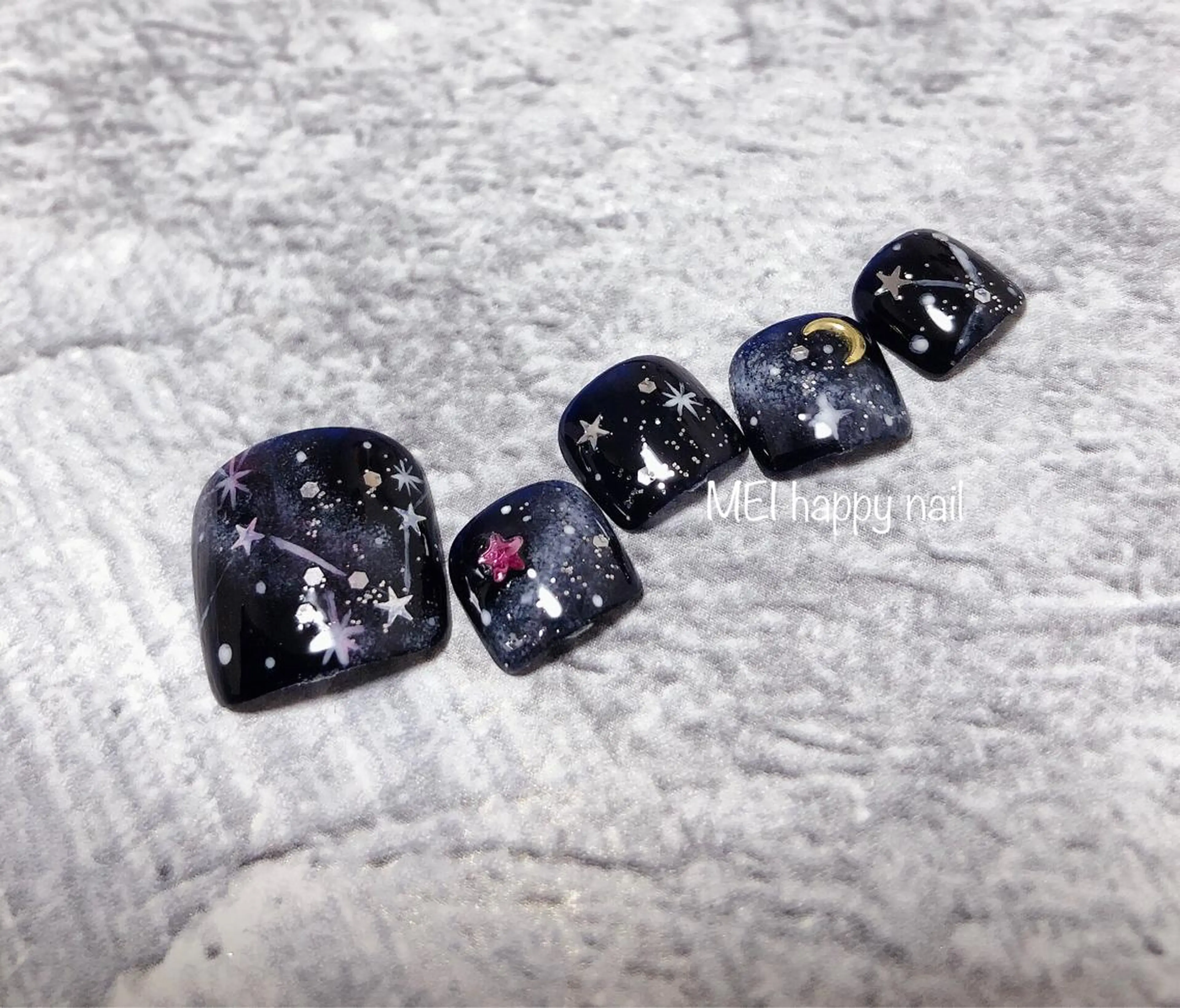 ネイル 北浦和 自爪育成ケアのネイルデザイン