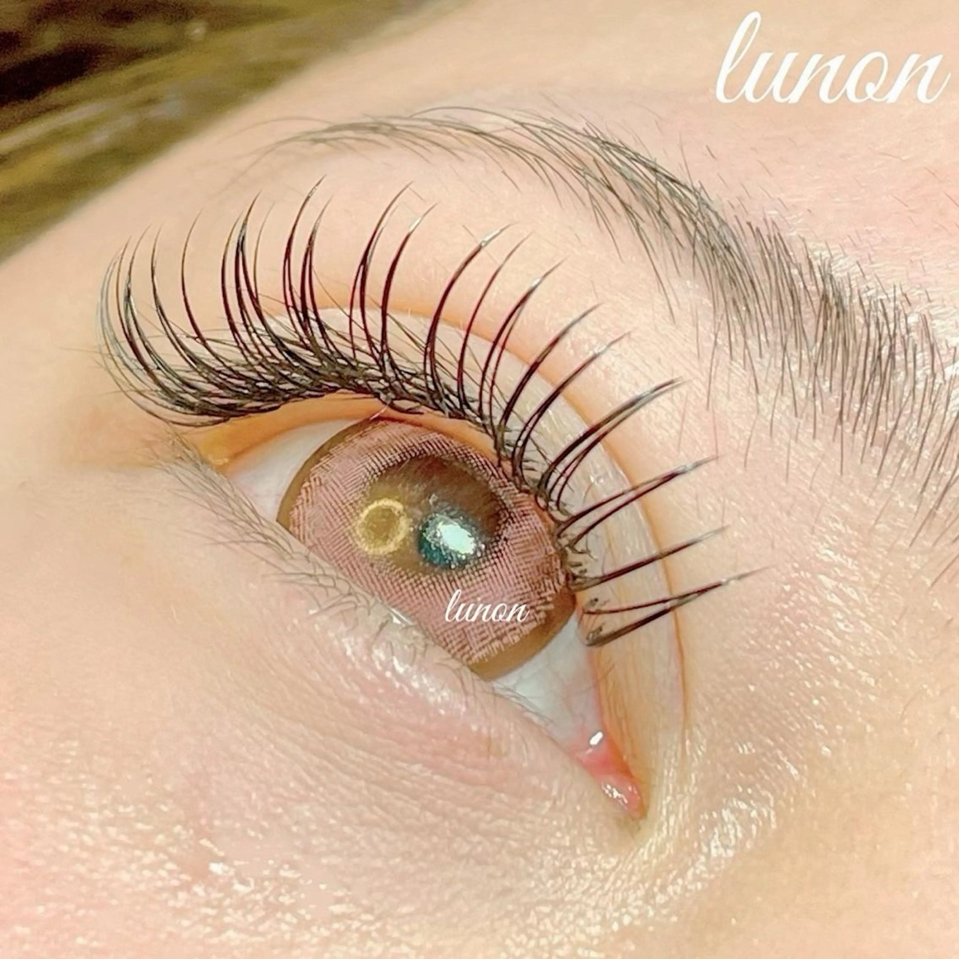 マツエク・マツパ Dカール フラットラッシュ Lunon にしむらのマツエク・マツパデザイン