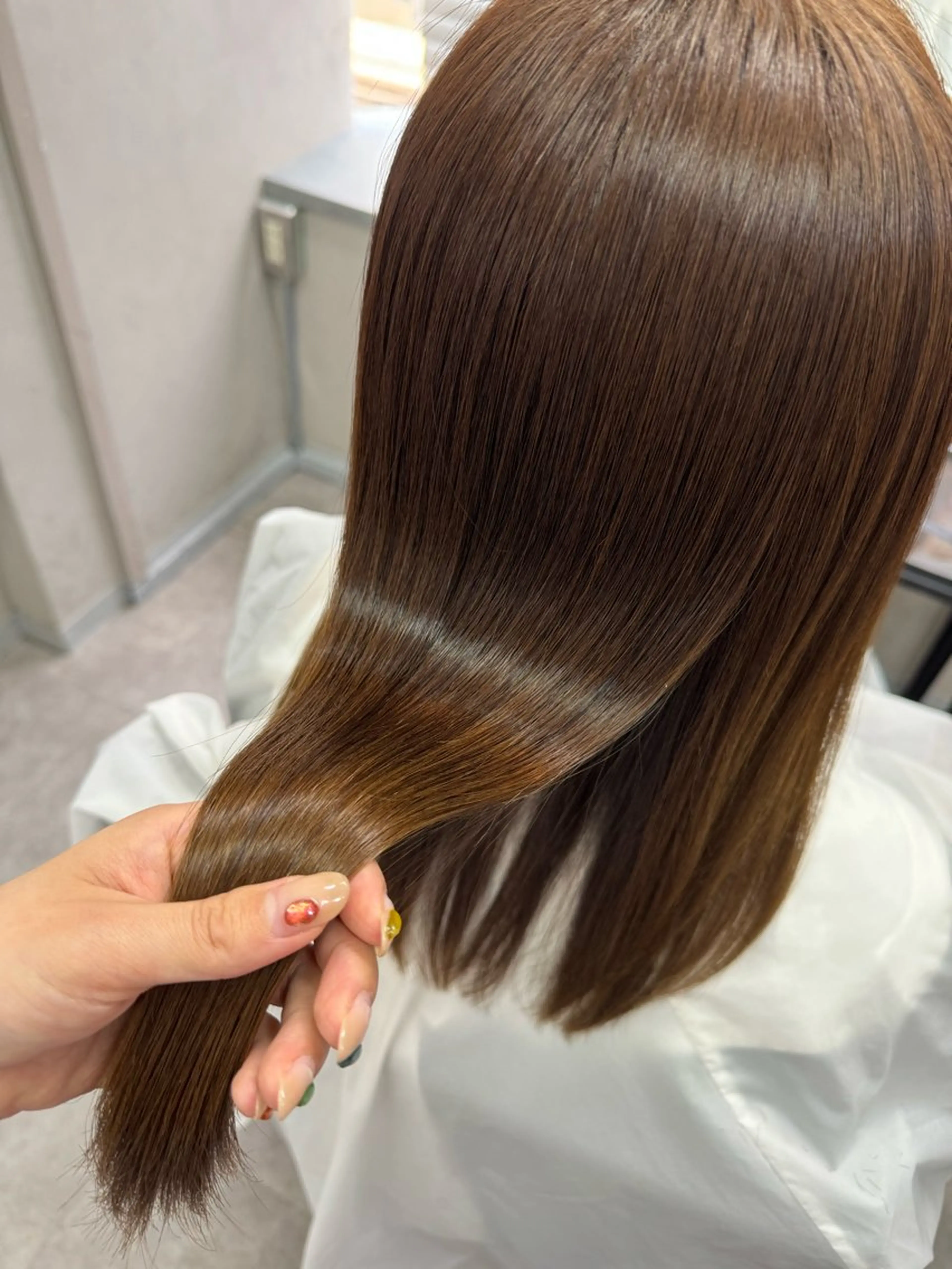 ミディアム 髪質改善 カット 縮毛矯正 トリートメント CLUTCHmuk. AIRI／完全個室のヘアスタイル