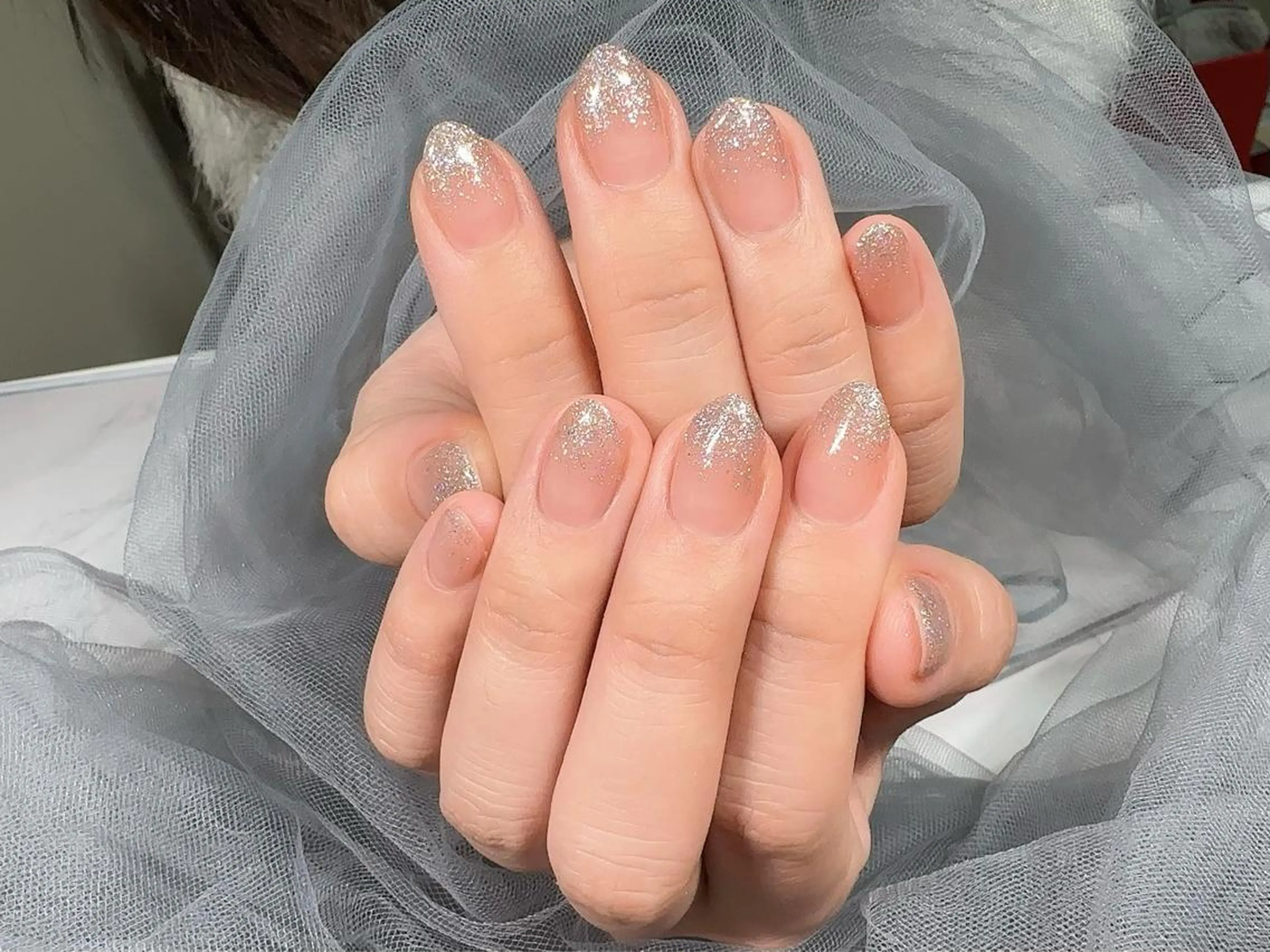 ネイル ラメ(グリッター) ラメグラデーション Nail Salon KURELLYのネイルデザイン