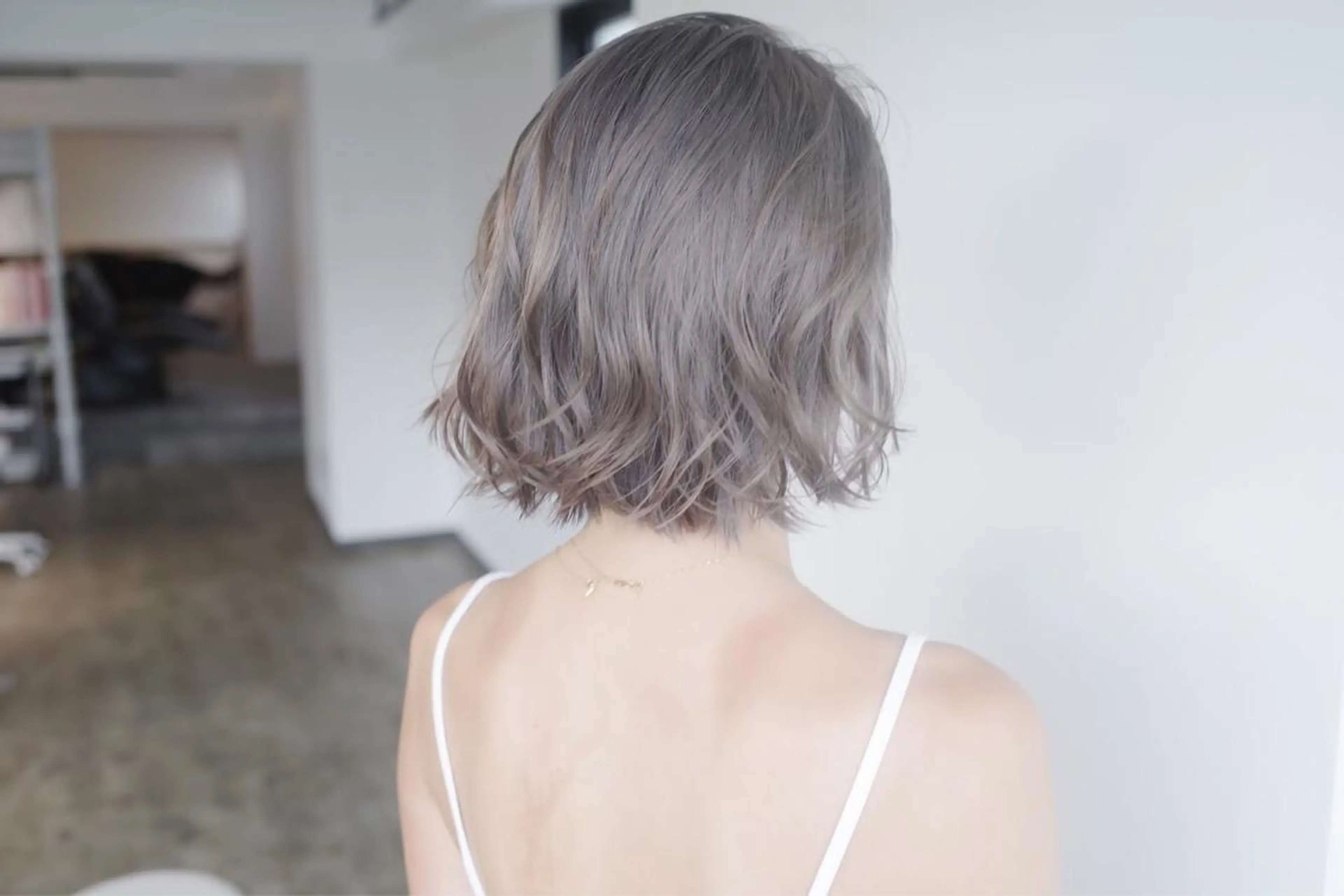 ミディアム カラー ヘアカラー トリートメント クセ毛お悩みの方 四宮桂佑のヘアスタイル