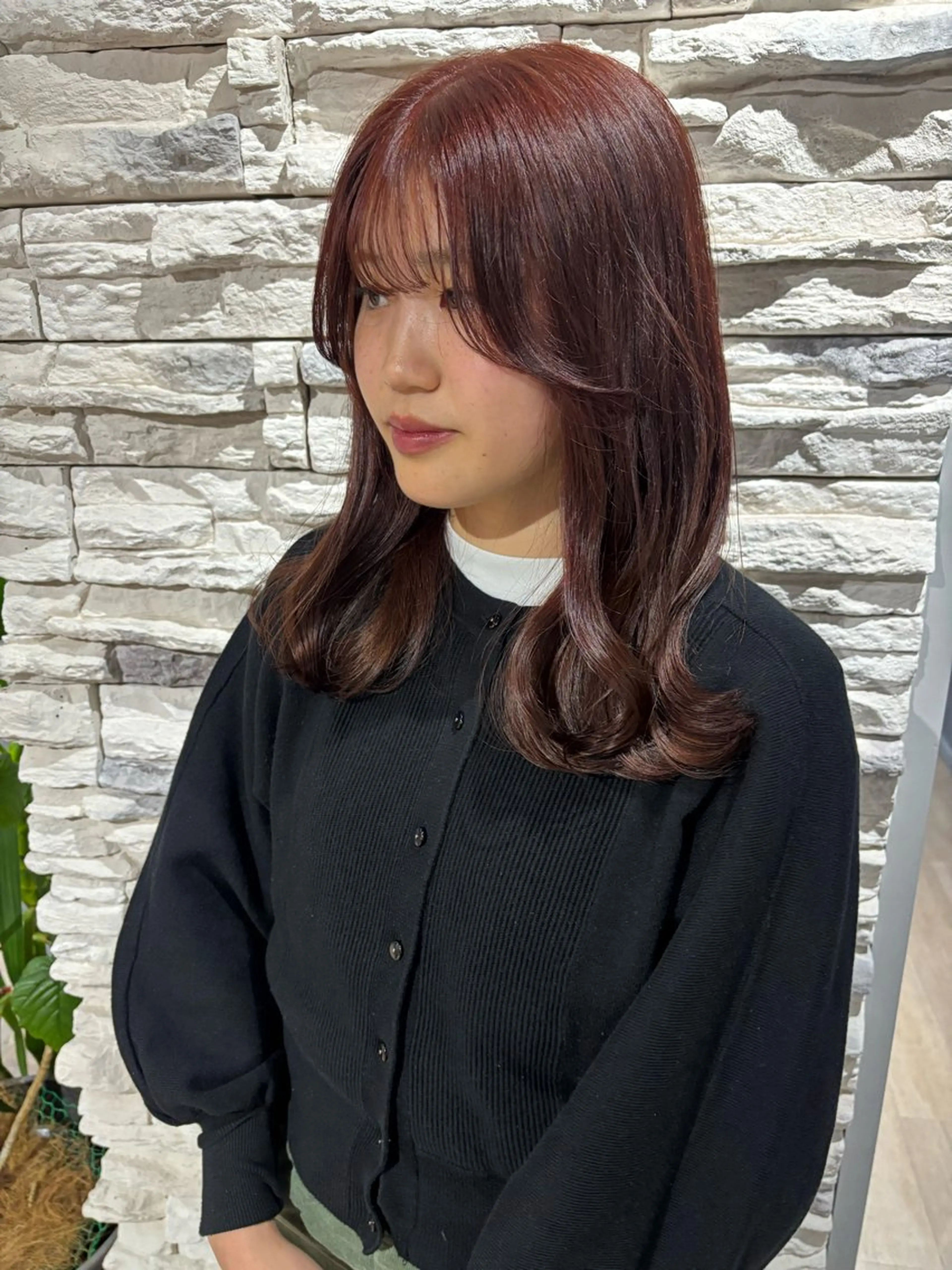 セミロング Maki /カラー/ブリーチのヘアスタイル