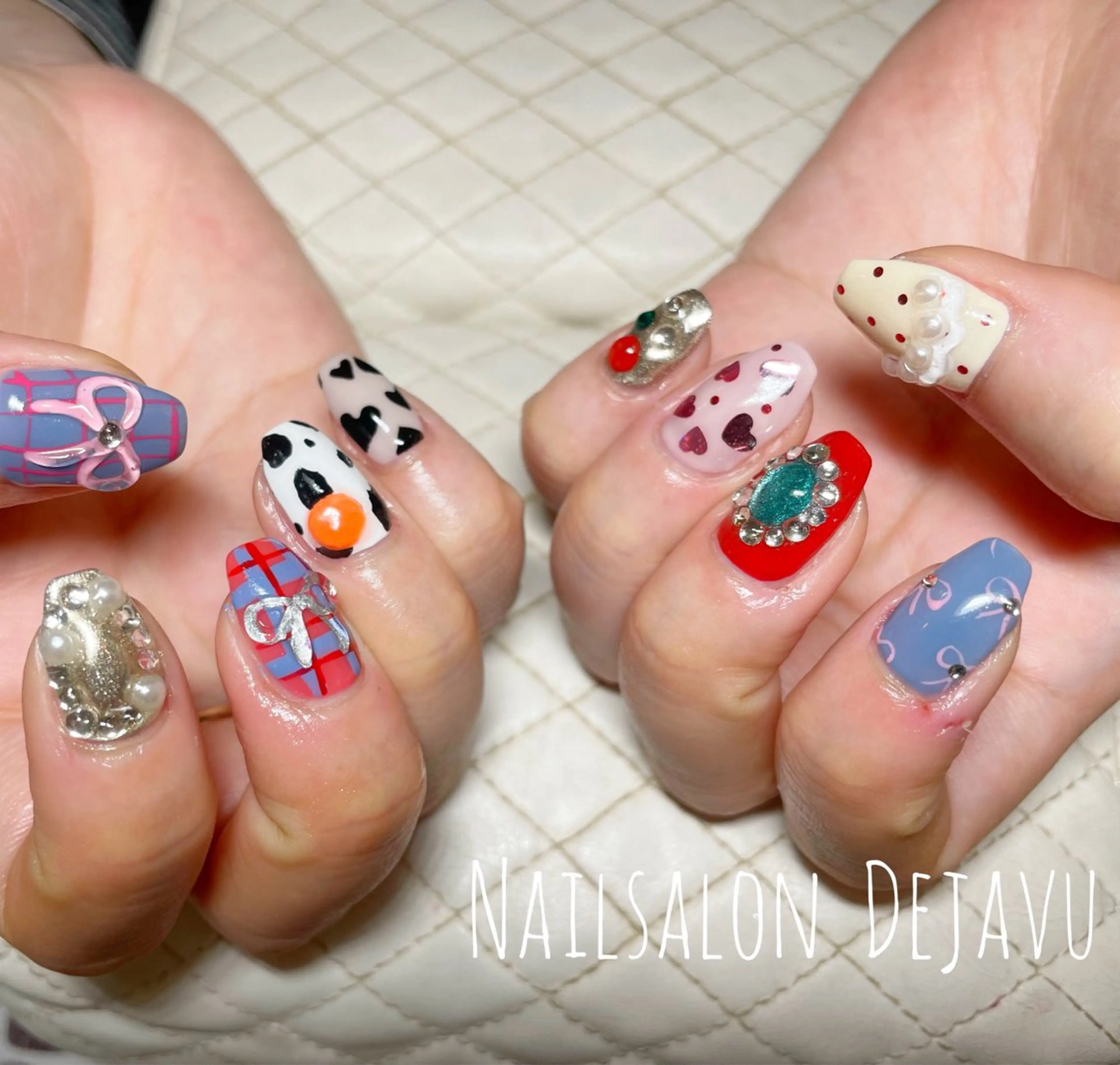 ネイル 持ち込み ハンドネイル Nailsalon Dejavuのネイルデザイン