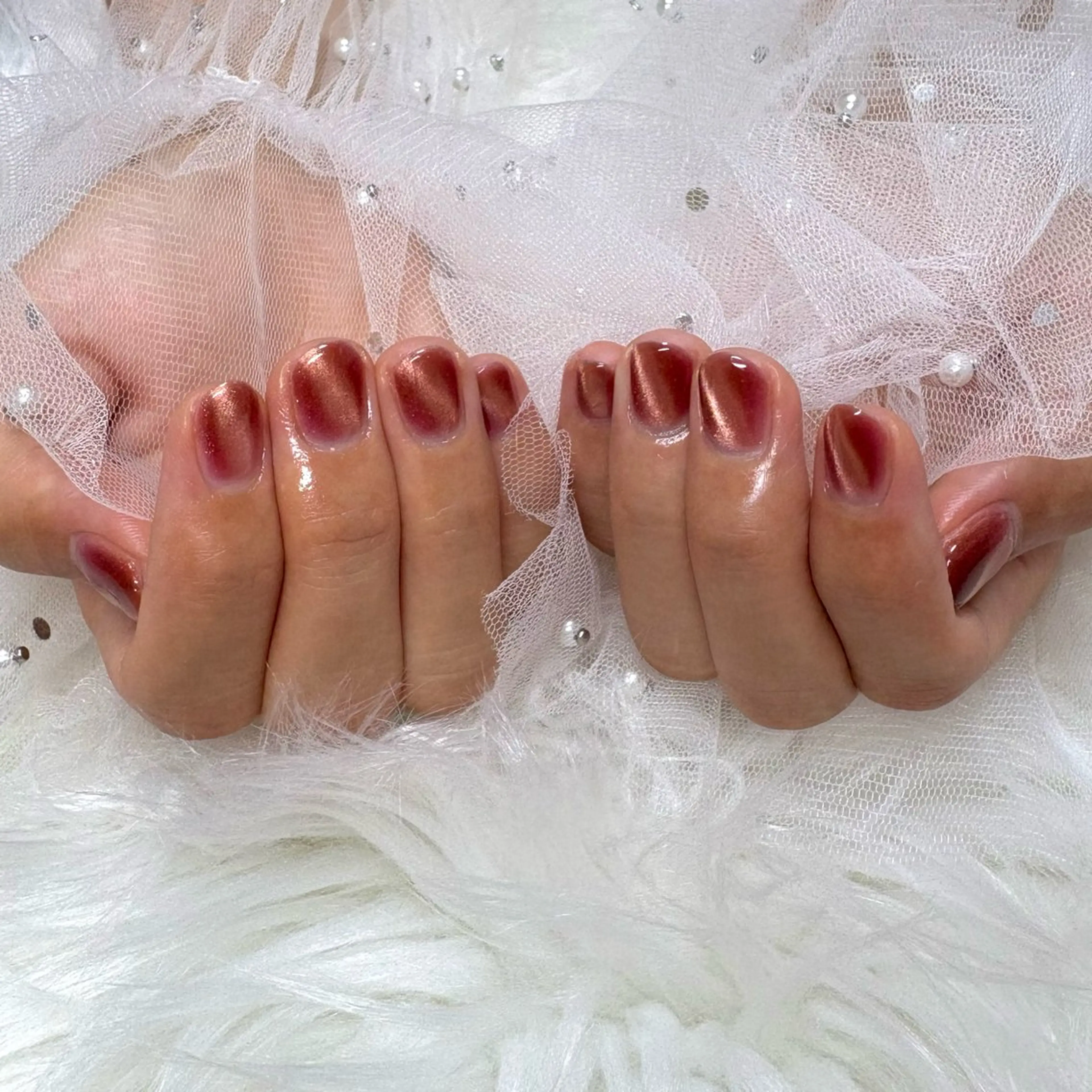 ネイル マグネットネイル ハンドネイル SHINE nail salonのネイルデザイン