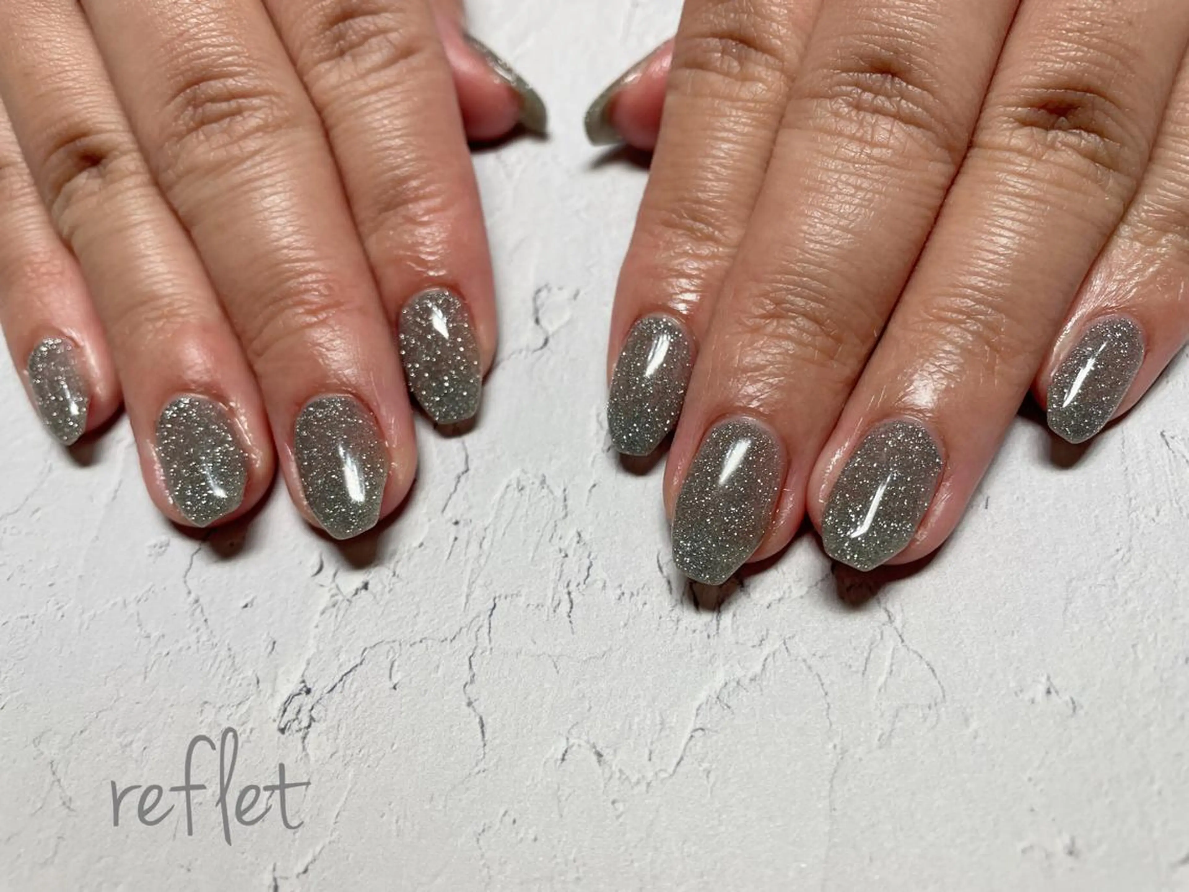 ネイル フラッシュネイル ハンドネイル reflet nailのネイルデザイン