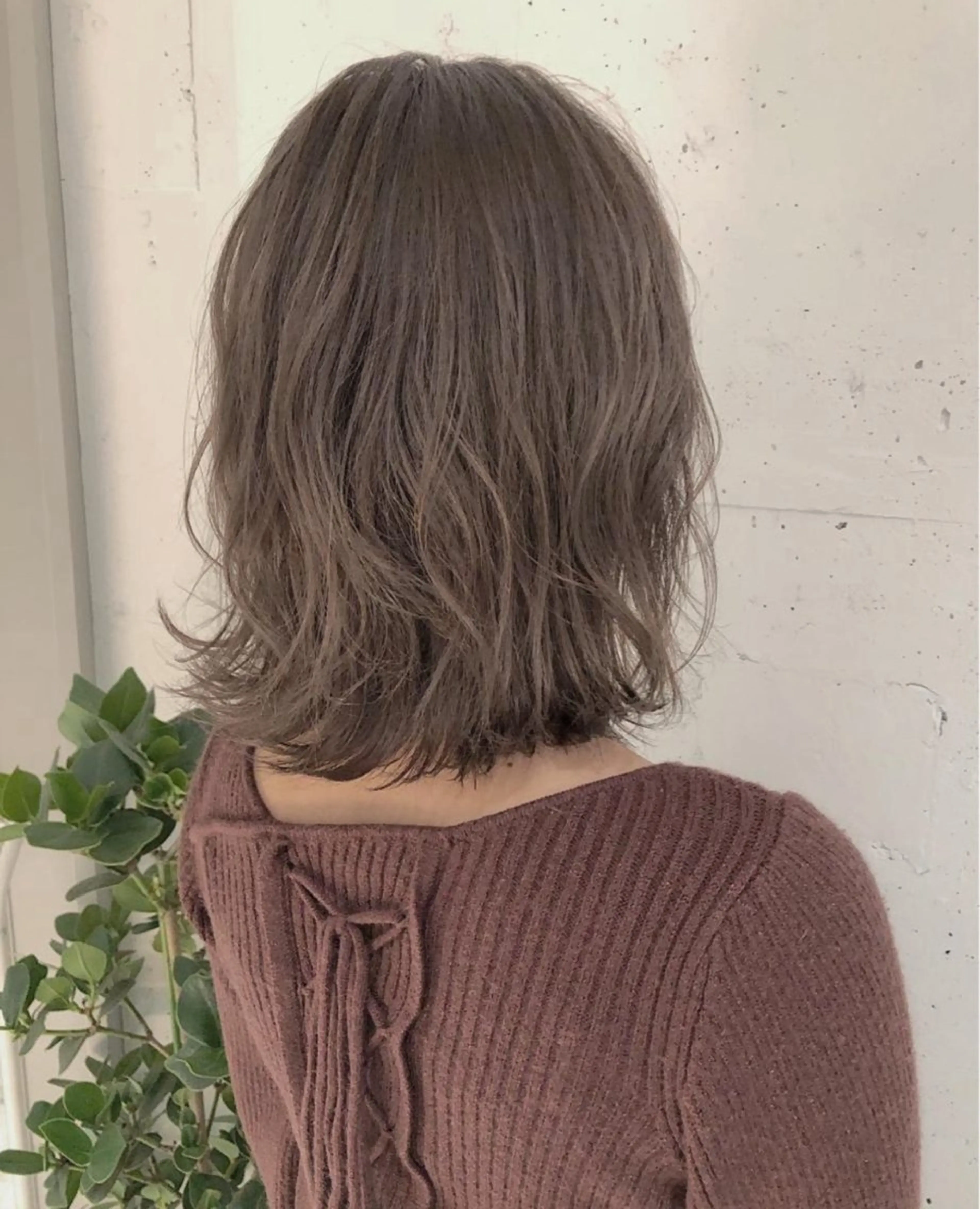 ミディアム カラー ヘアカラー トリートメント ヘアセット 大人可愛い/レイヤー /艶カラー🪼風香のヘアスタイル