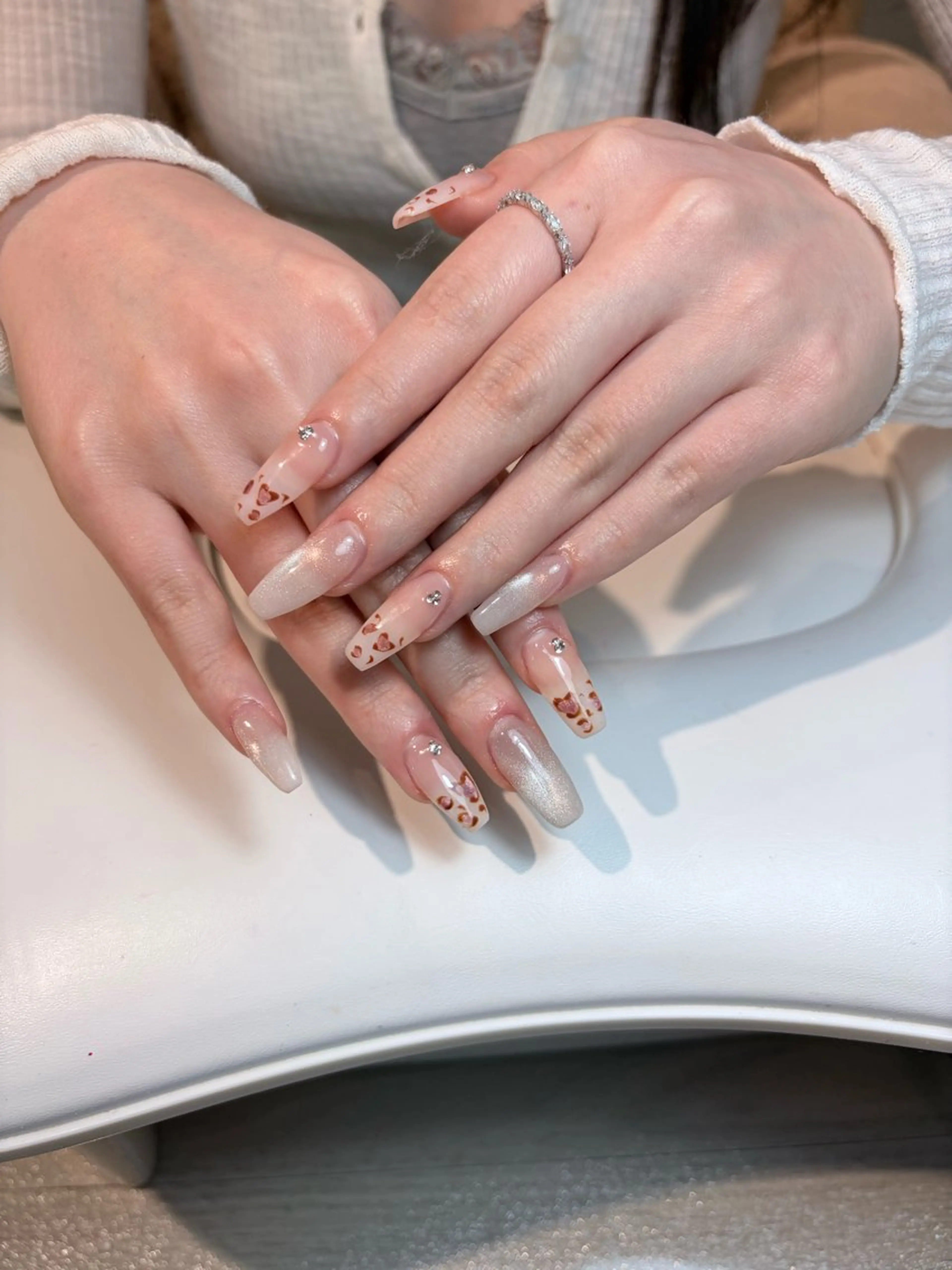 ネイル ジェルネイル 韓国ネイル ニュアンスネイル シンプルネイル ワンホンネイル n2 nail daikokuchoのネイルデザイン