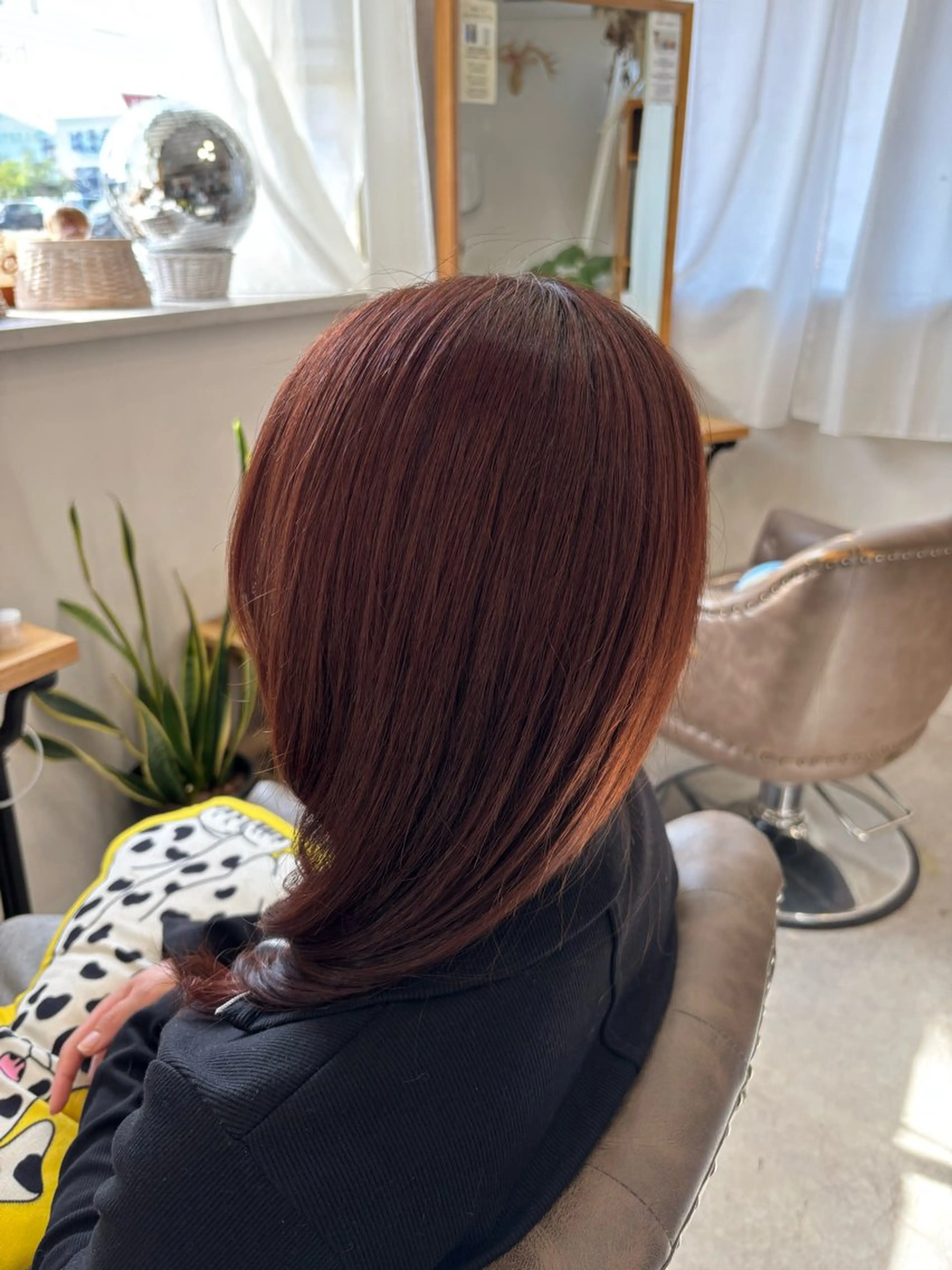 セミロング ピンクブラウン ✨次世代型髪質改善✨ marikaのヘアスタイル