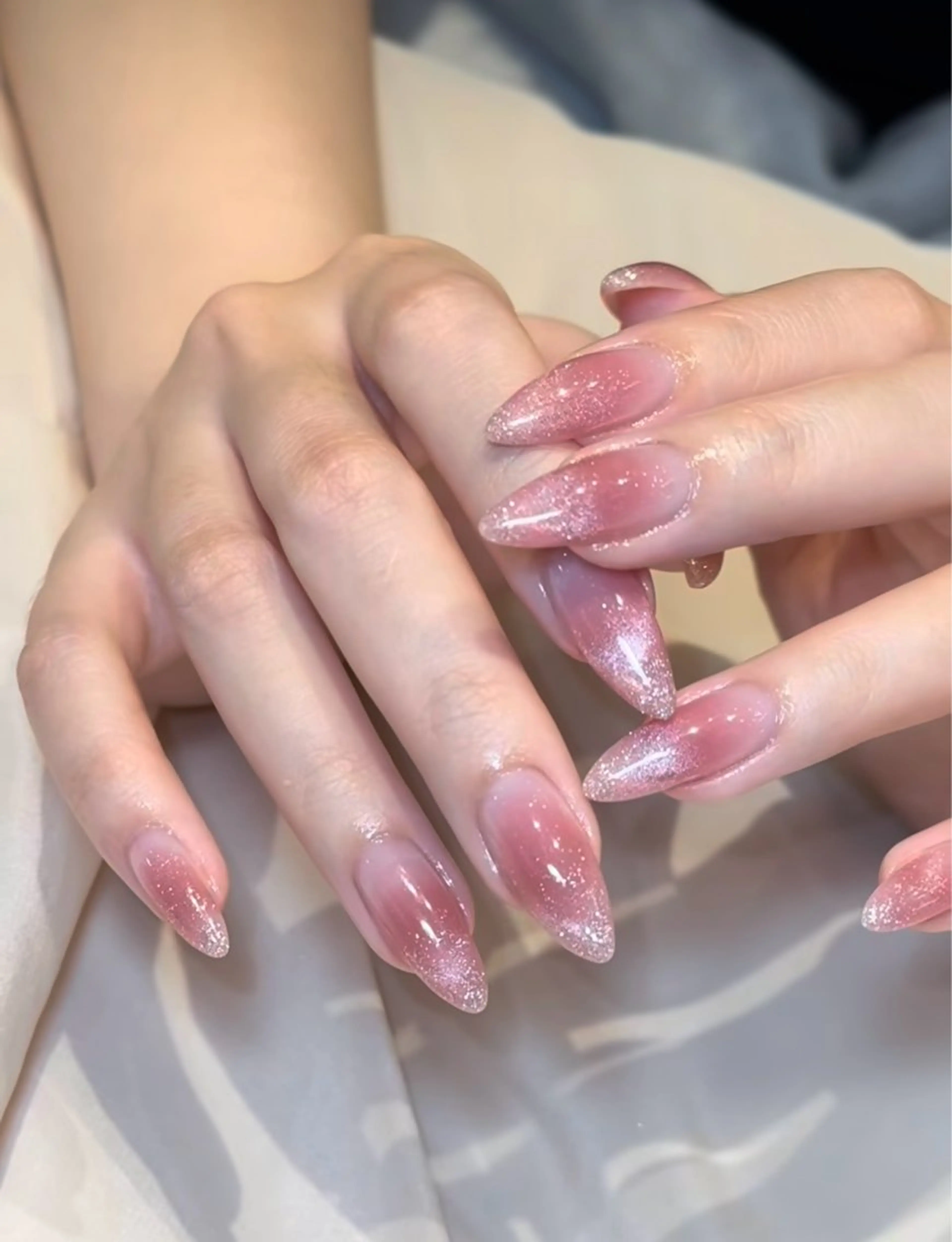 ネイル 韓国ネイル 持ち込み ニュアンスネイル ネイルチップ ハンドネイル TABI ANA.CHUOのネイルデザイン